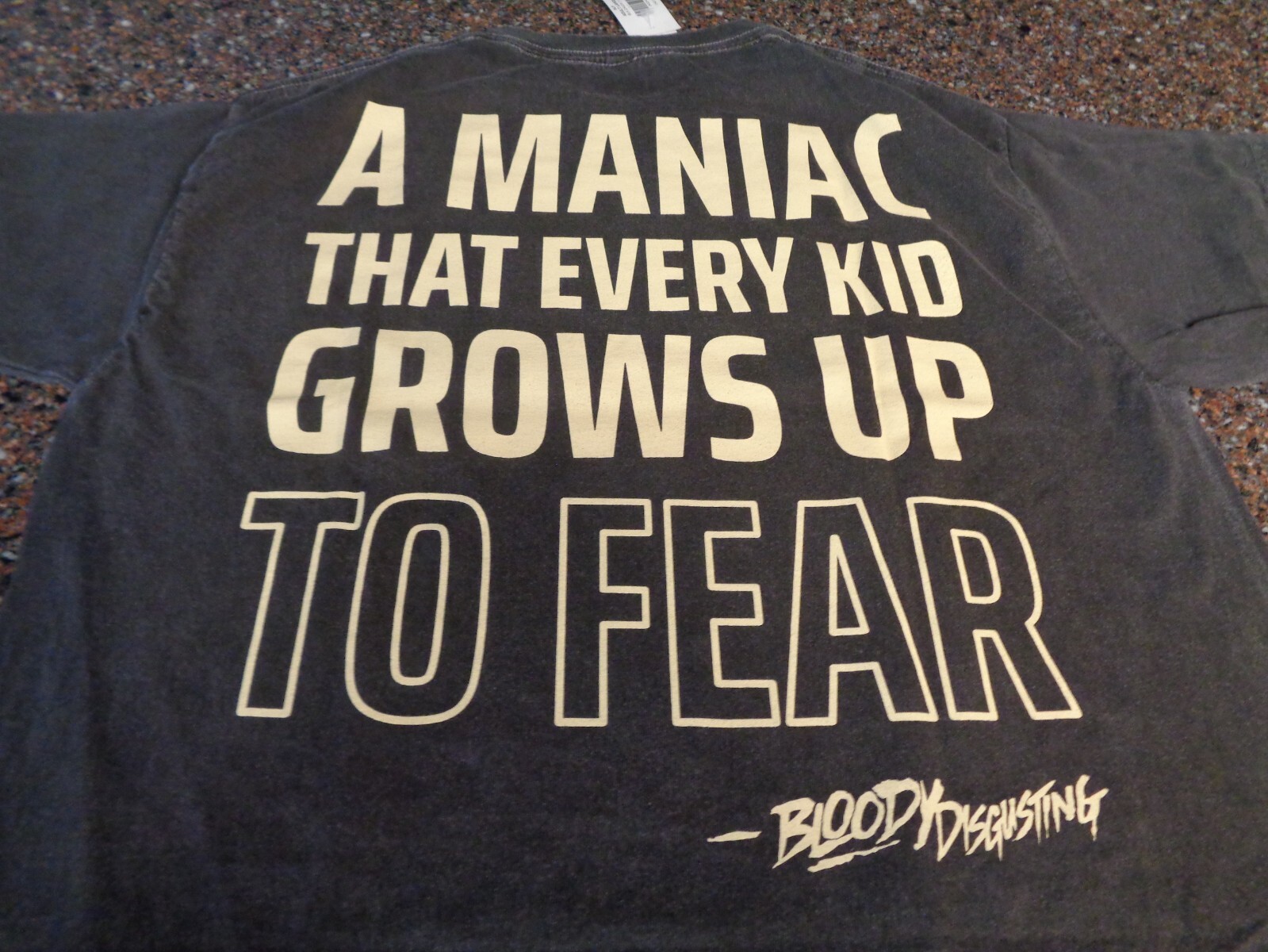 Bloody Disgusting Chucky Child’s Play Large T-shirt Dark Gray Good Guys NWT