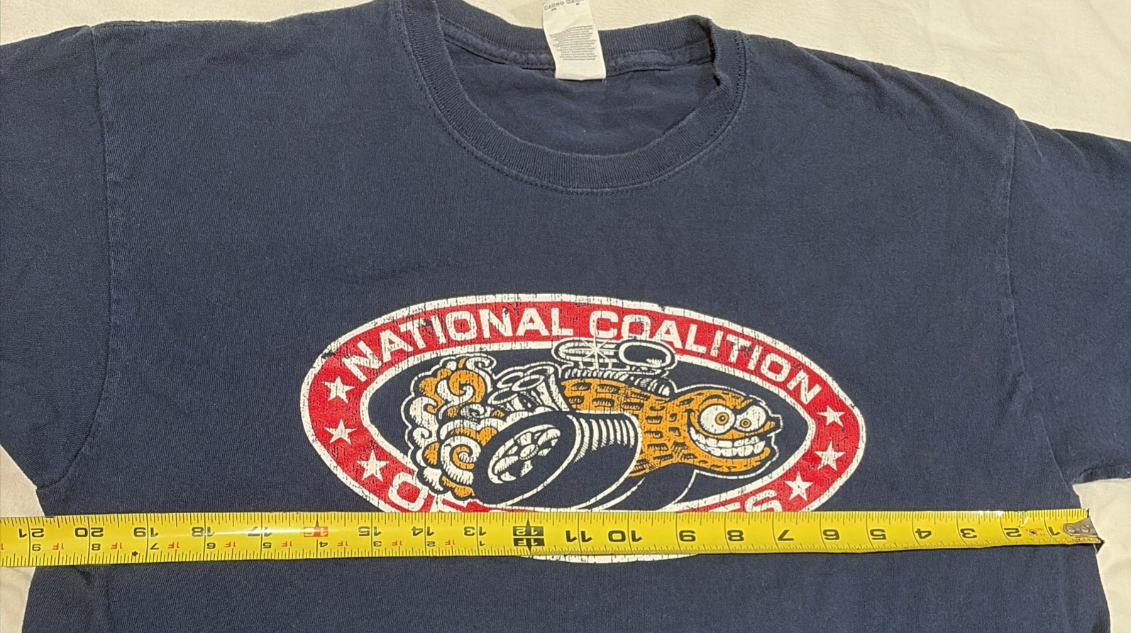 Car Humor Tee Tshirt National Coalition Of Car Nuts Drag Racing Hot Rods Sz Lrg