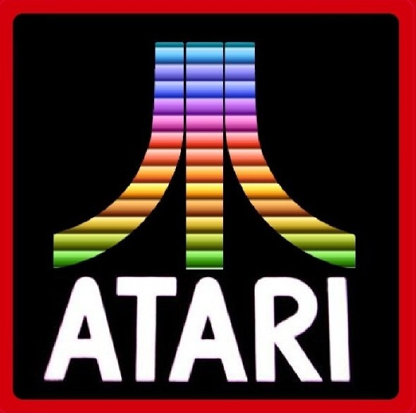 ATARI STICKERS (10) PACK RETRO 1970s 1980s VINTAGE ** WORLDWIDE 🌐 SHIPPING **