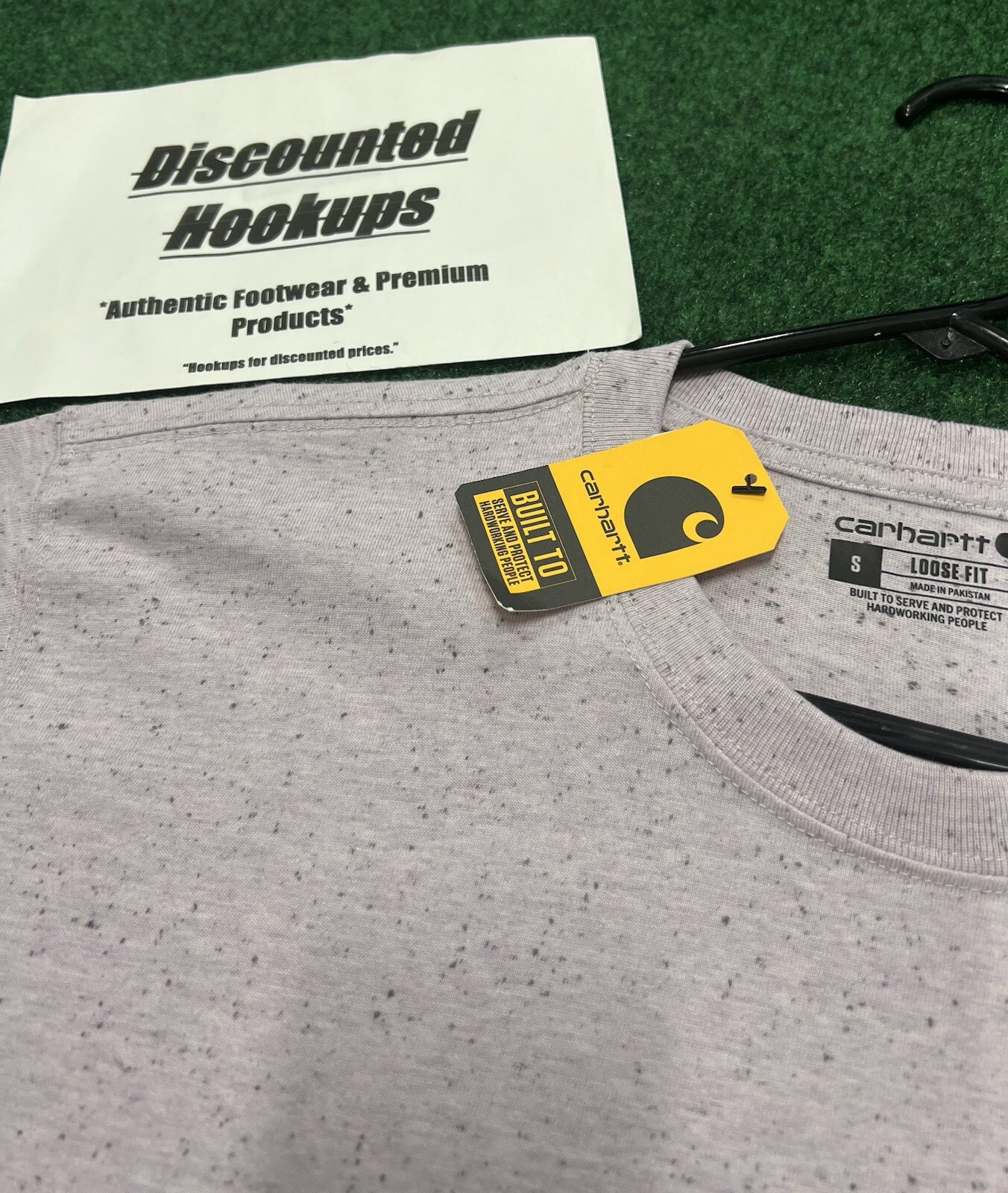 Carhartt Loose Fit Heavyweight S/S Pocket Mens Small & Medium Shirt NWT K87V39