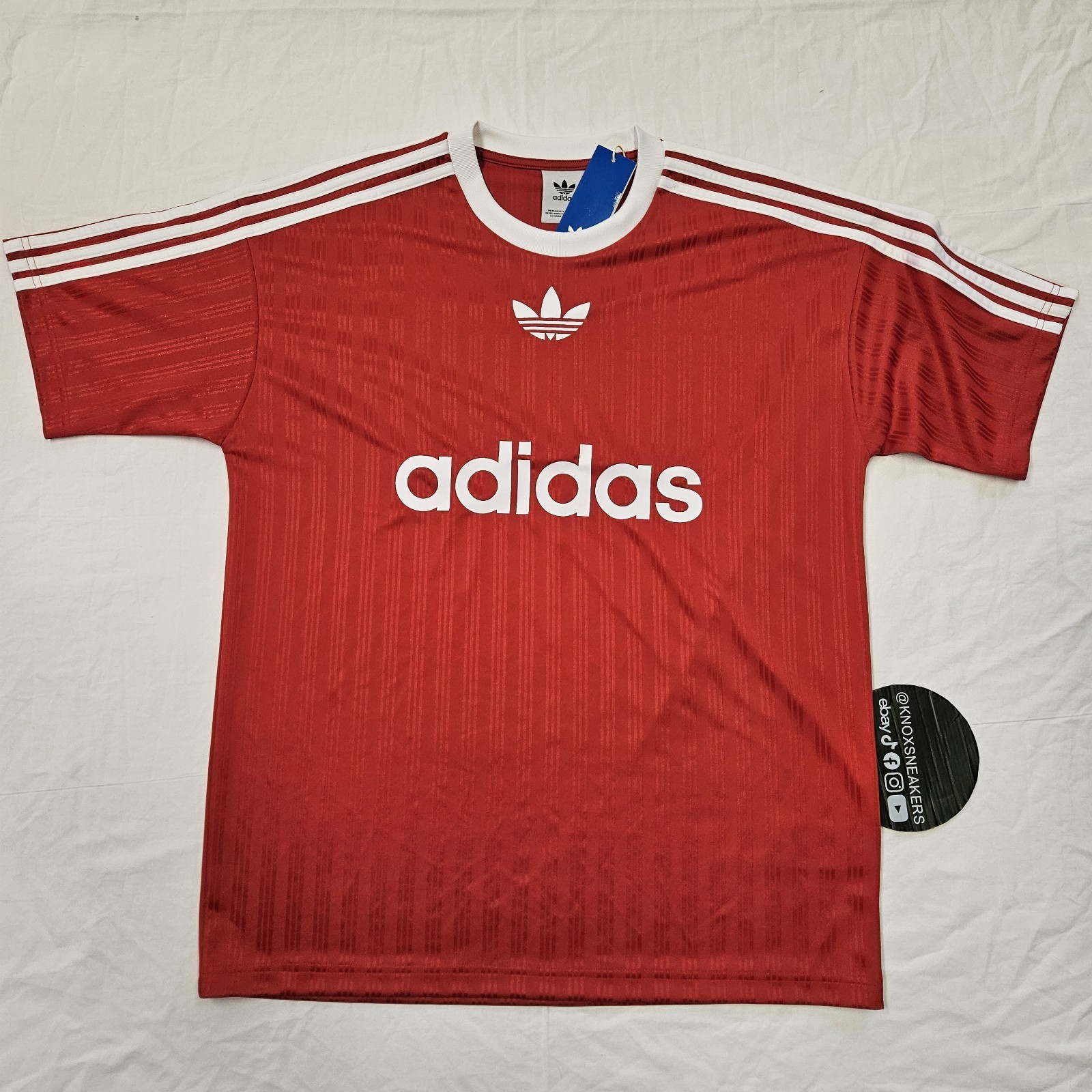 Adidas Originals Adicolor Trefoil Poly Better Scarlet Red IM9458 Men’s Size XL