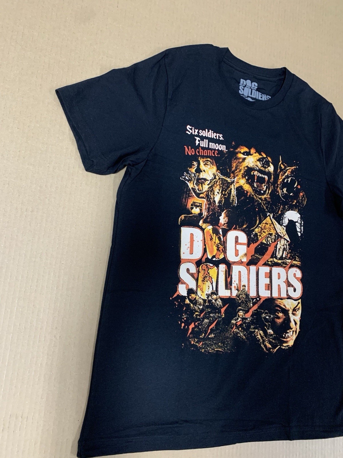 Dog Soldiers Horror T-shirt -LICENSE (great condition)(MEDIUM see description)