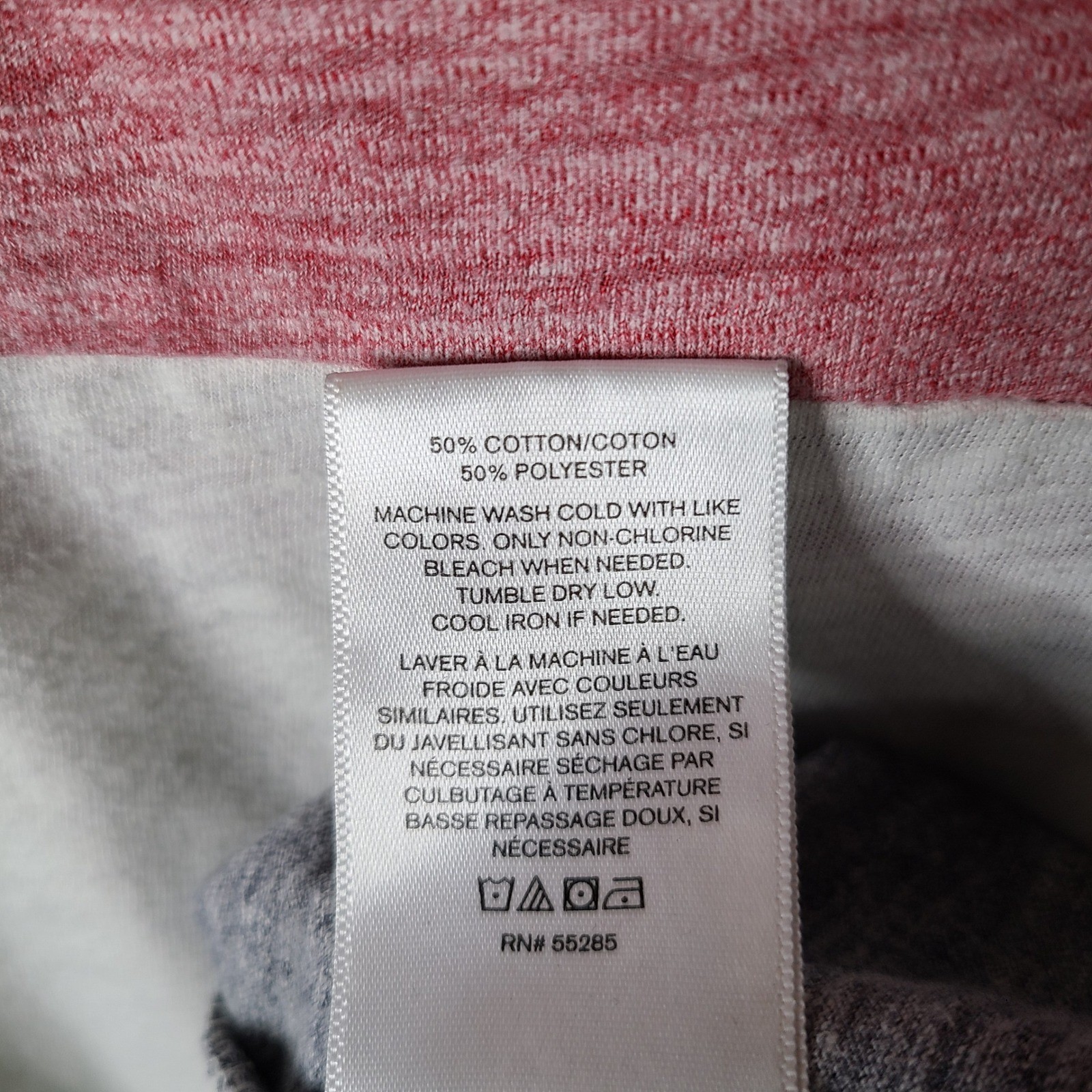 Express Shirt Mens XL Red White Gray Tank Top Colorblock Heather Cotton Blend