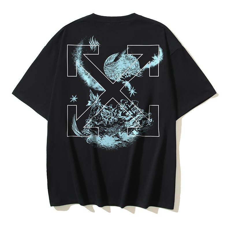 Off White T-Shirt Black / White S-M-L-XL