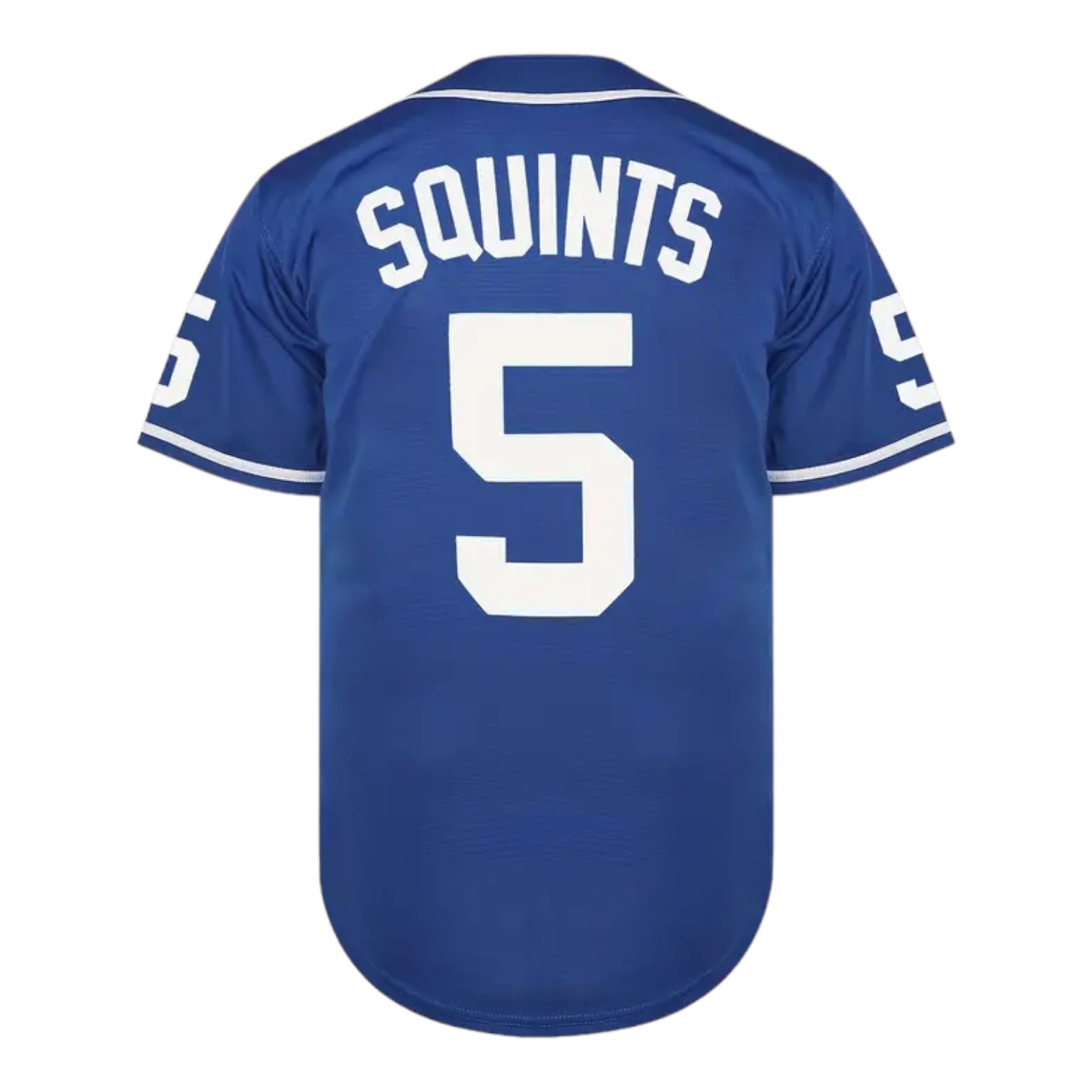 Sandlot Baseball Jersey Squints #5 Dodger Blue Stitched Men’s Size 3XL