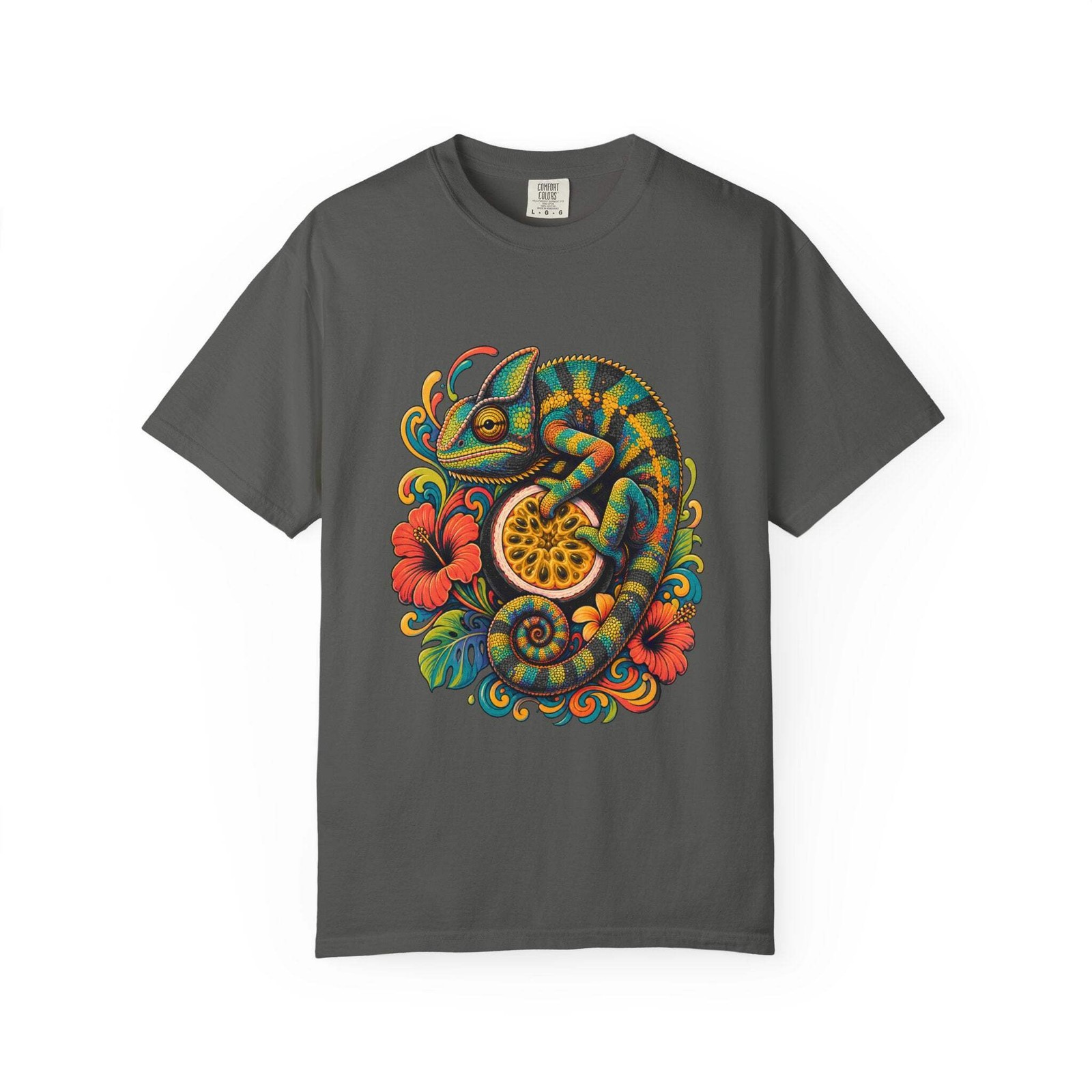 Psychedelic Passionfruit Chameleon Graphic Tee