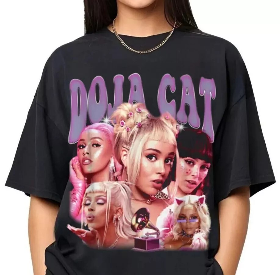 Doja Cat black Shirt Cotton All size S-345XL – Free SHipping