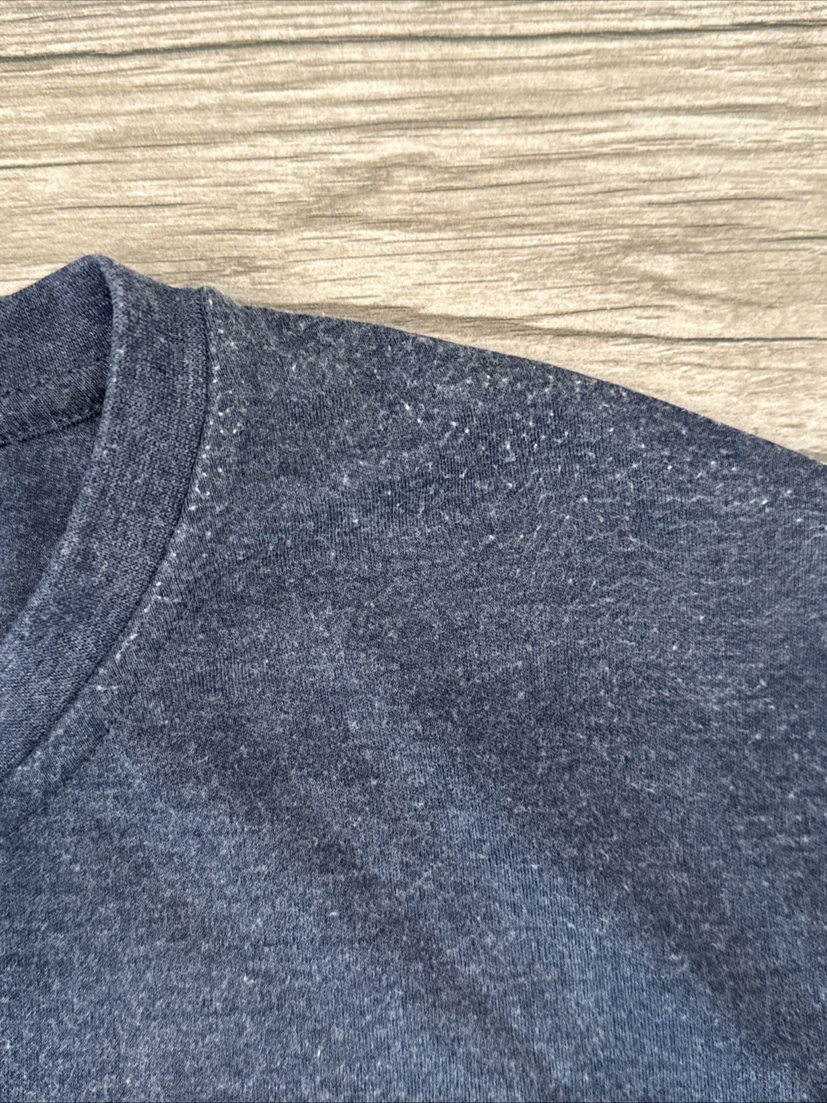 2017 Croft & Barrow Easy Care Long Sleeve Henley Navy Sail Heather Tee Size 4XB