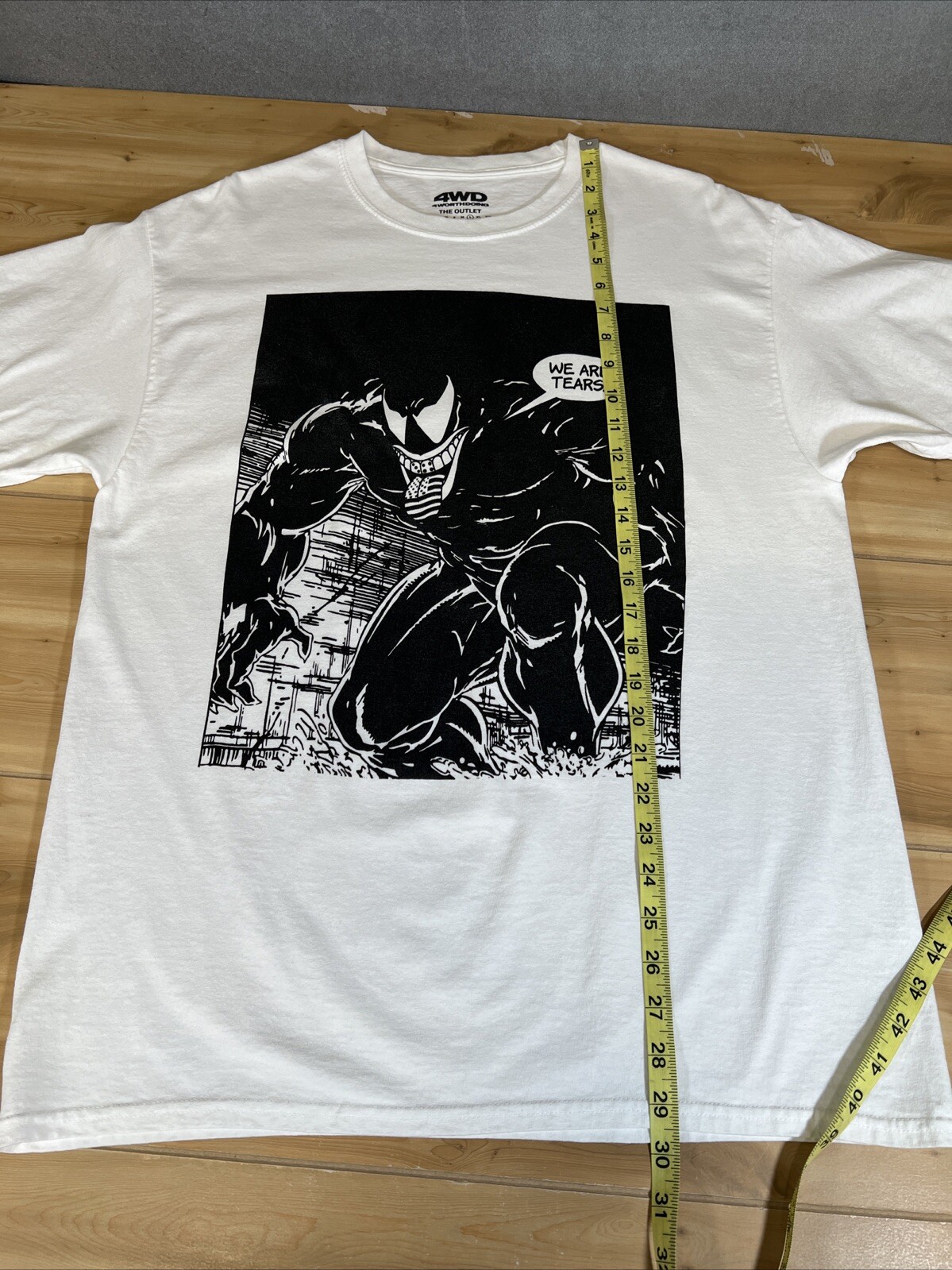 🔥 RARE Denim Tears x 4worthdoing 4WD MARVEL Venom Charity Shirt Tee T-shirt 🔥