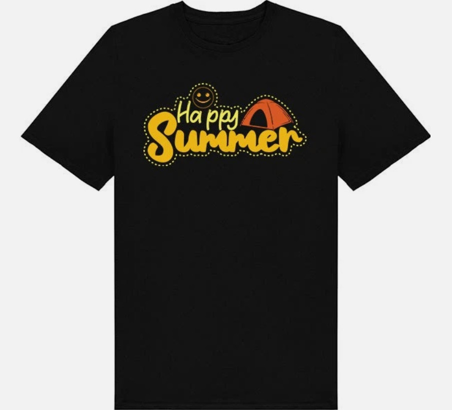 Happy Summer – Unisex Graphic T-Shirt Size S-5XL NEW