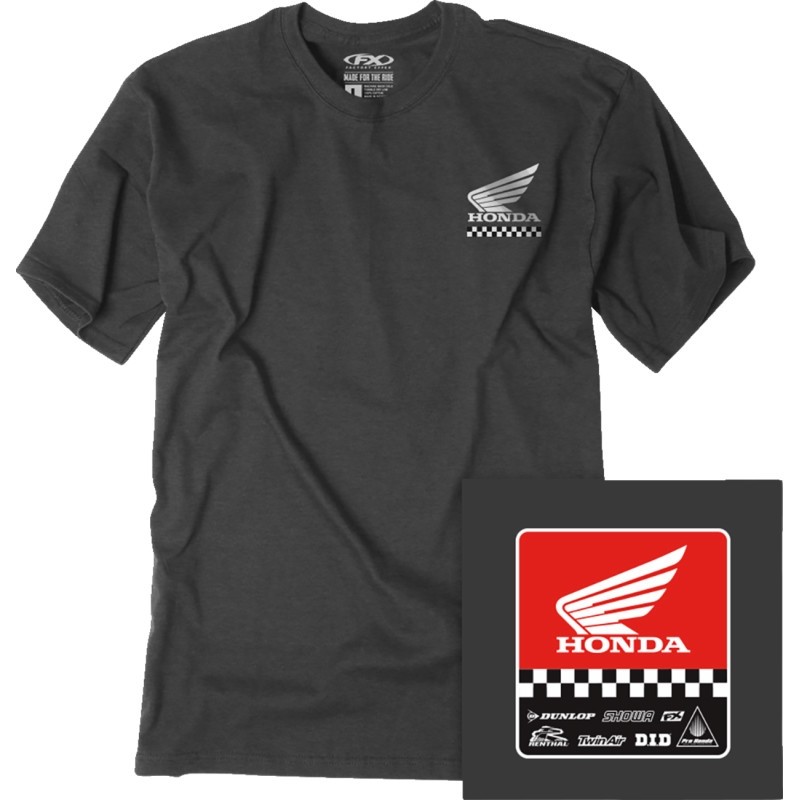 Factory Effex Honda Starting Line T-Shirts Motorcycle ATV/UTV Street Bike PWC