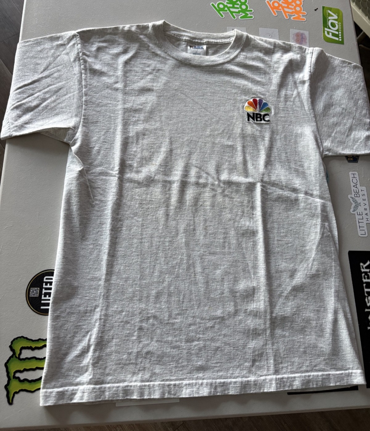 Vintage NBC Embroidered Logo Mens Size Large T Shirt