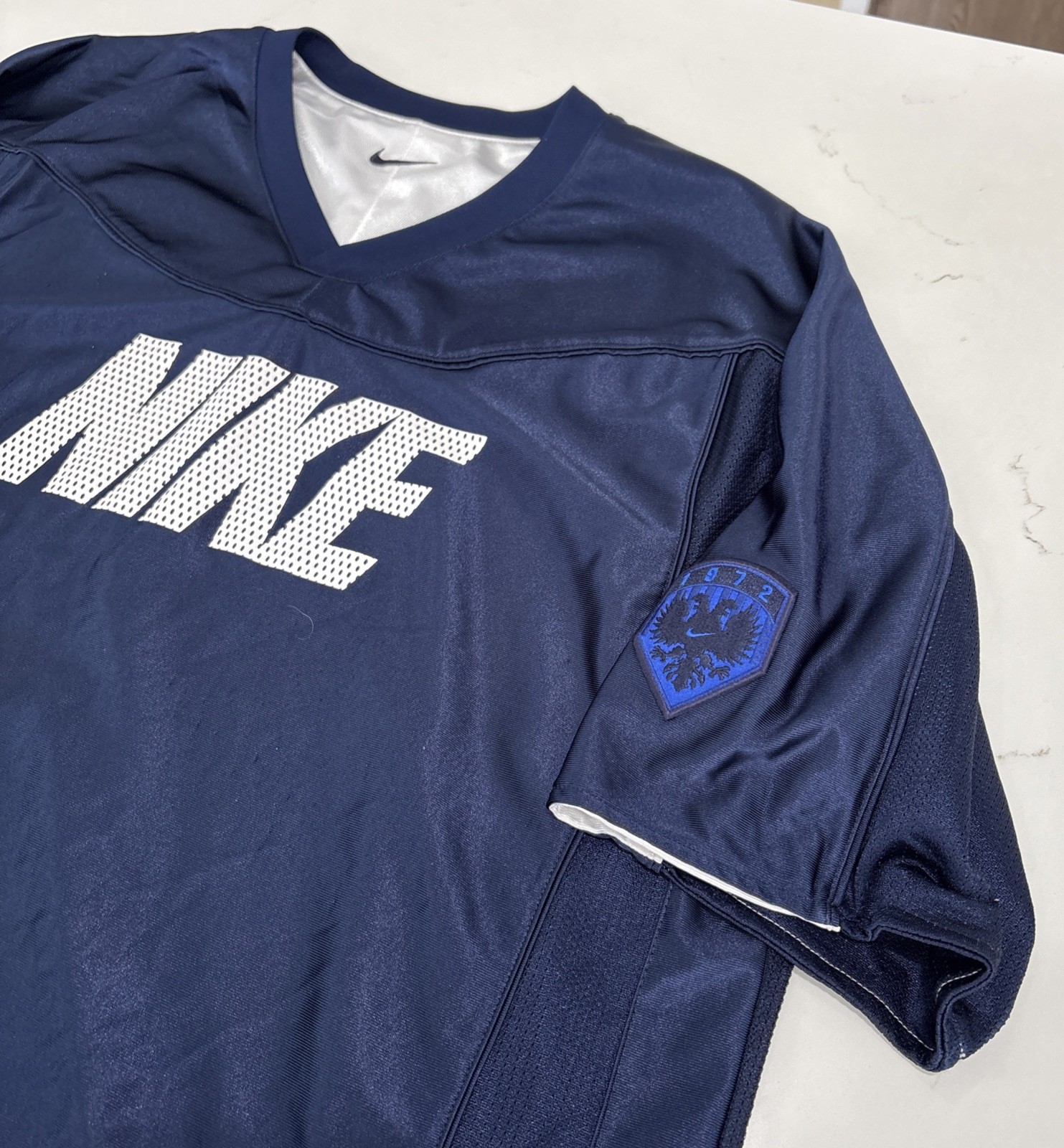 Nike Reversible Jersey T Shirt Black White Vintage XL Rare