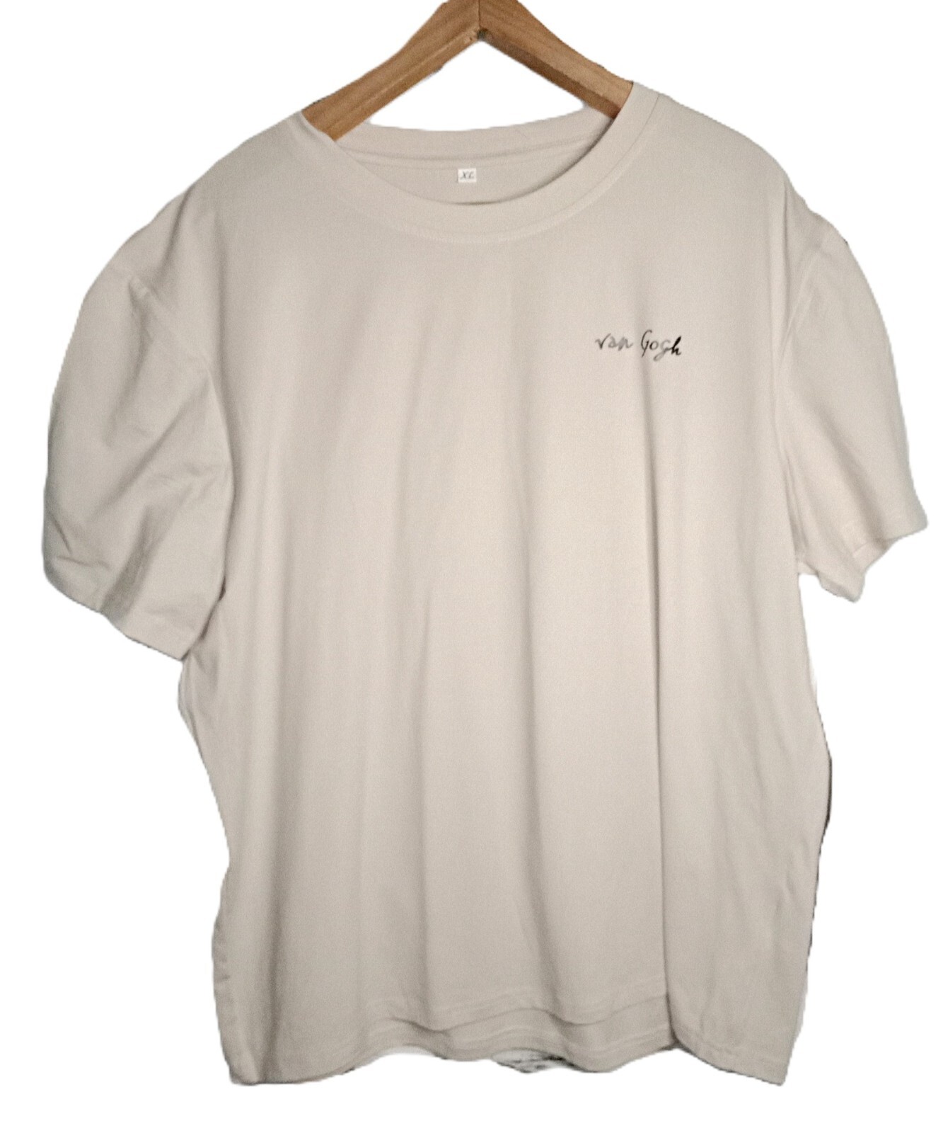 Vincent Van Gogh Unisex Beige T-Shirt Sz XL Variation “Sunflowers” Gloss Print