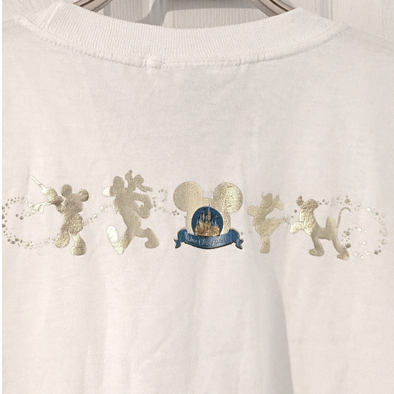 Walt Disney World Happiest Celebration On Earth Muscle Tee White XL Mickey NWT