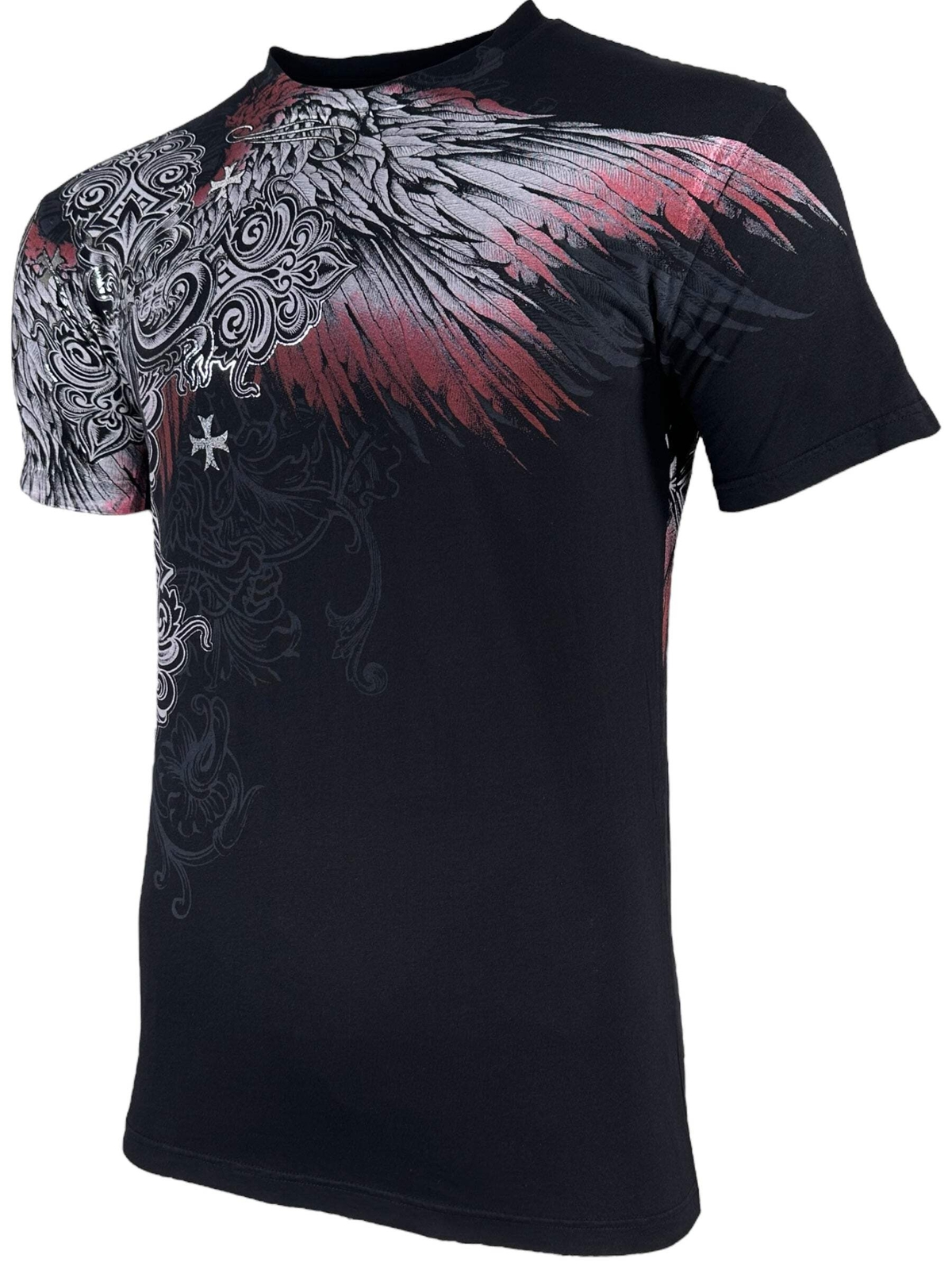 Xtreme Couture by Affliction Men’s T-Shirt Ensign Biker Cross Y2K S-5XL
