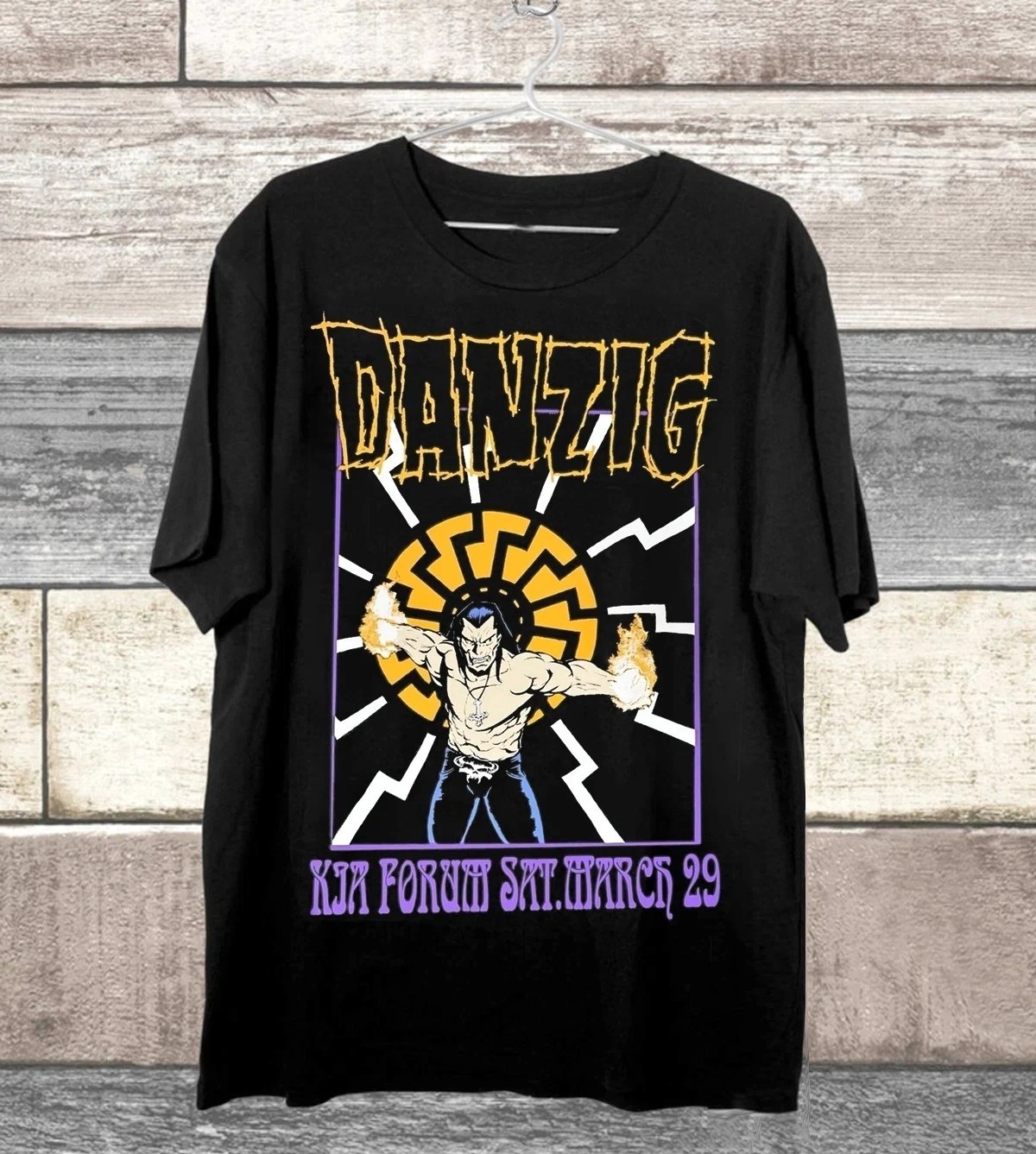 Danzig Band Tour 2025 Shirt Basic Black Unisex T shirt Men Women KH16708
