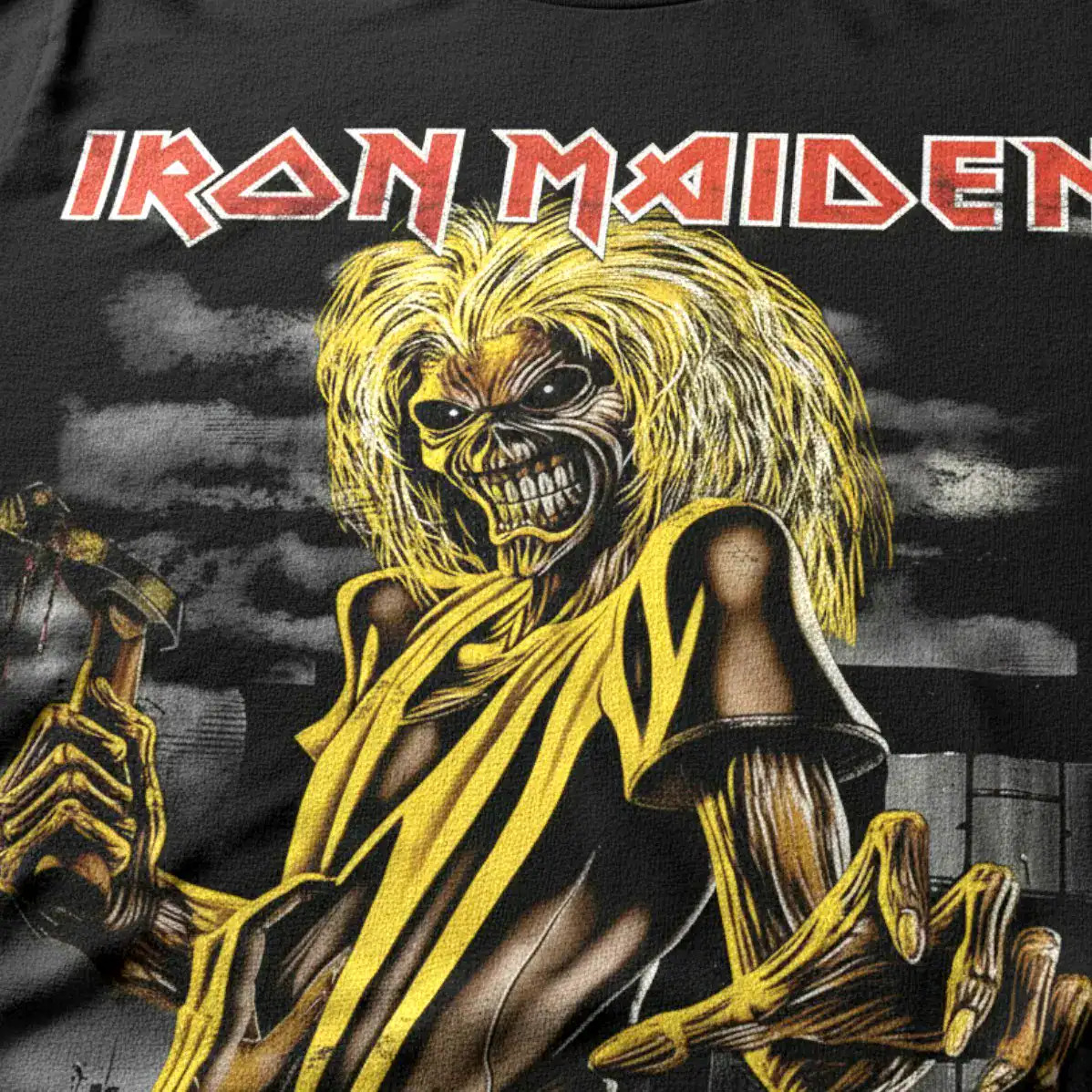 Iron Maiden Killers Men’s T Shirt Eddie Hammer Heavy Metal Rock Band Concert