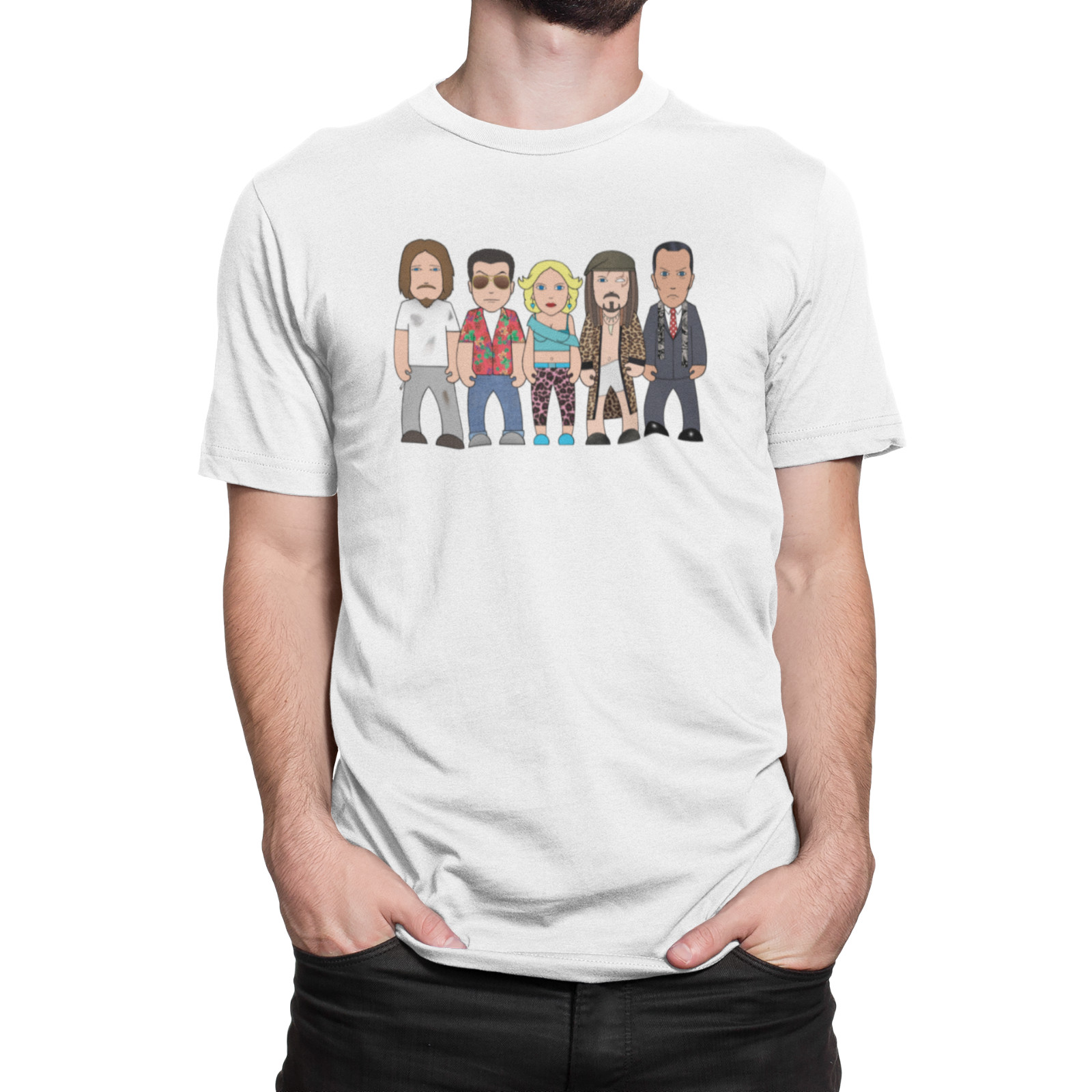Romantic Criminals Mens T-Shirt VIPwees Organic 90`s True romance Inspired
