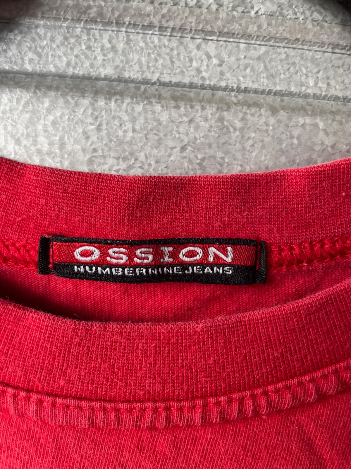 Number Nine Jeans Cool Summertime Killer Red T-Shirt Men’s Size M