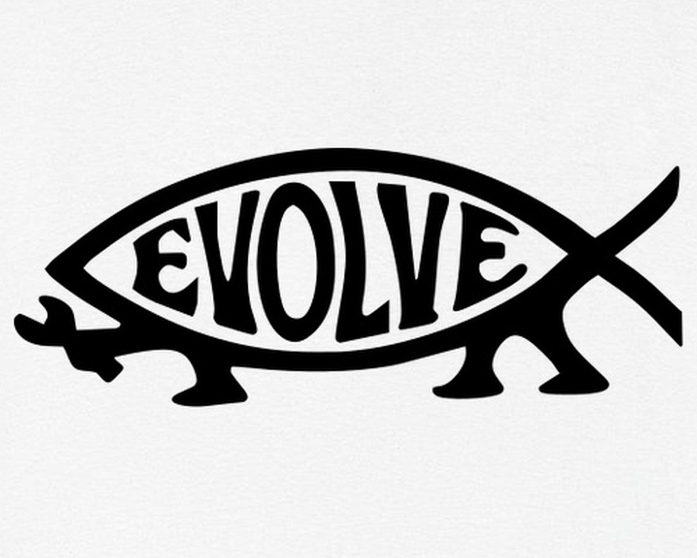 Evolve Jesus Fish Walking Legs Ichthys Evolution T-Shirt