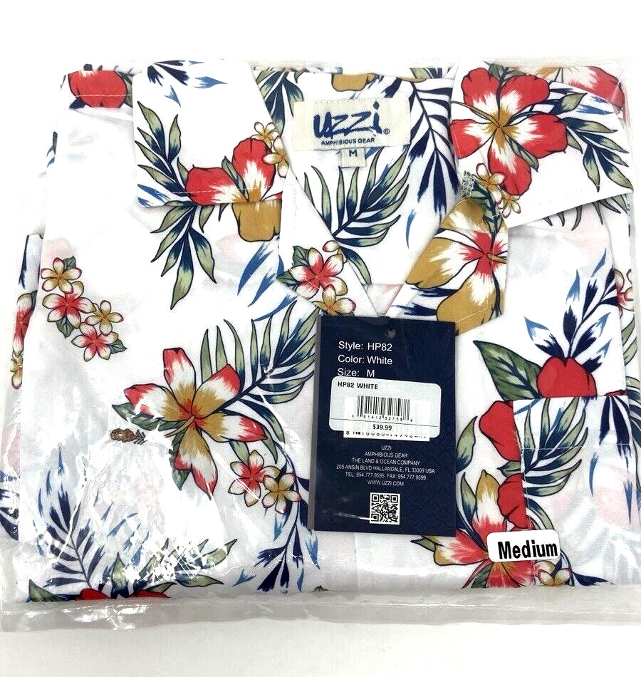 Hawaiian Shirt Men Women Button Down Short Sleeve Casual Collared Prints