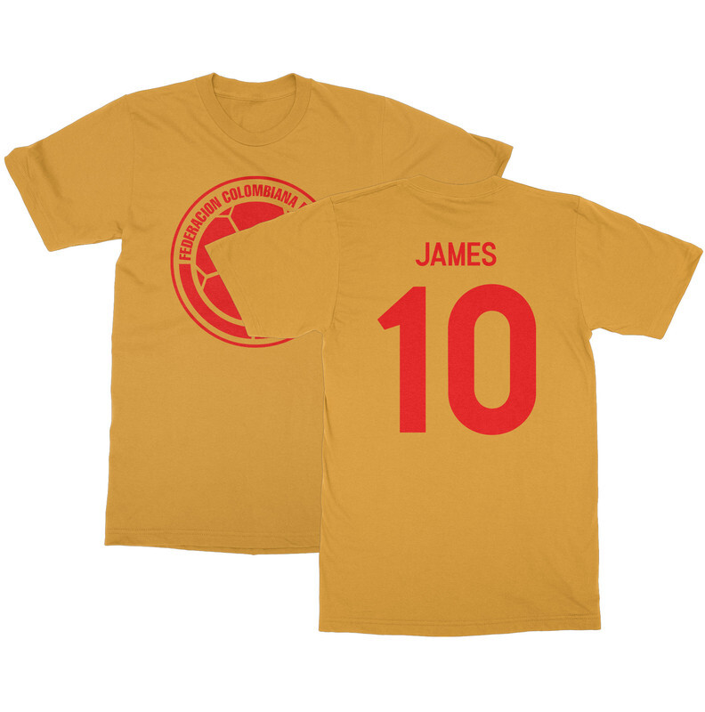 James 10 Jersey Style – Colombia Soccer Cup Fan Unisex T-Shirt