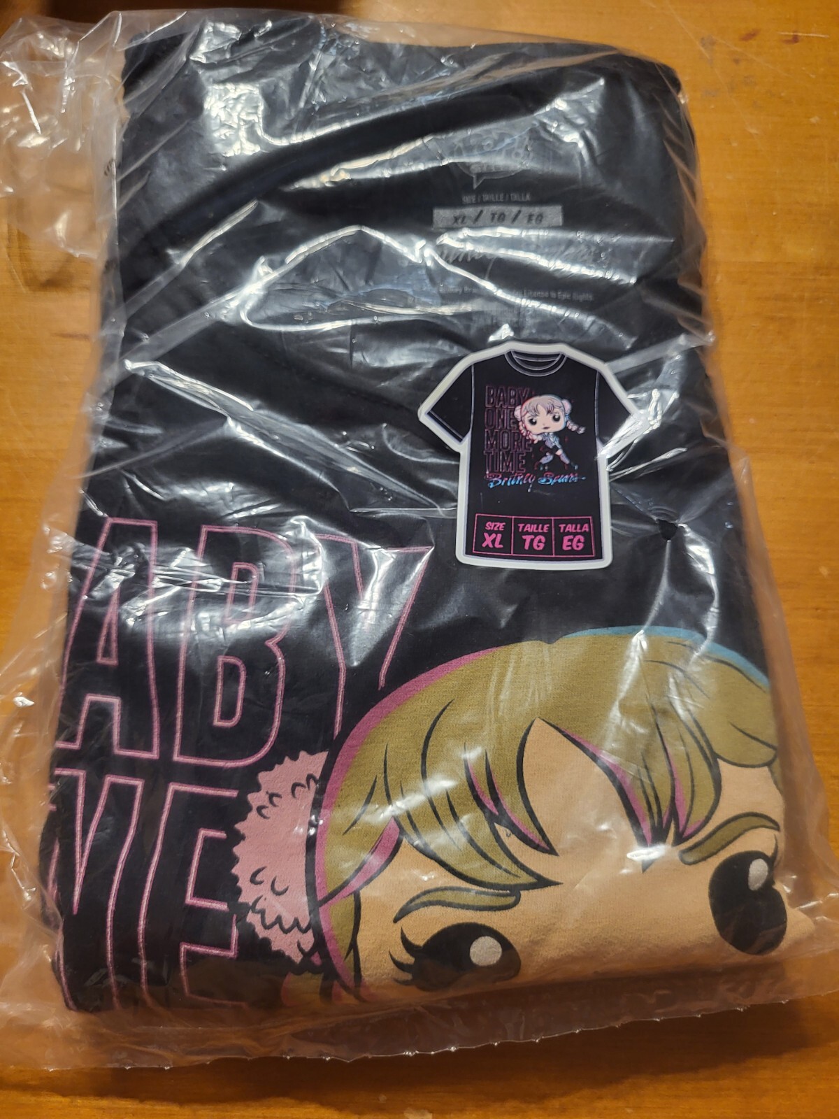 Funko Pop! Tee T-Shirt Adult Unisex XL Britney Spears Baby One More Time
