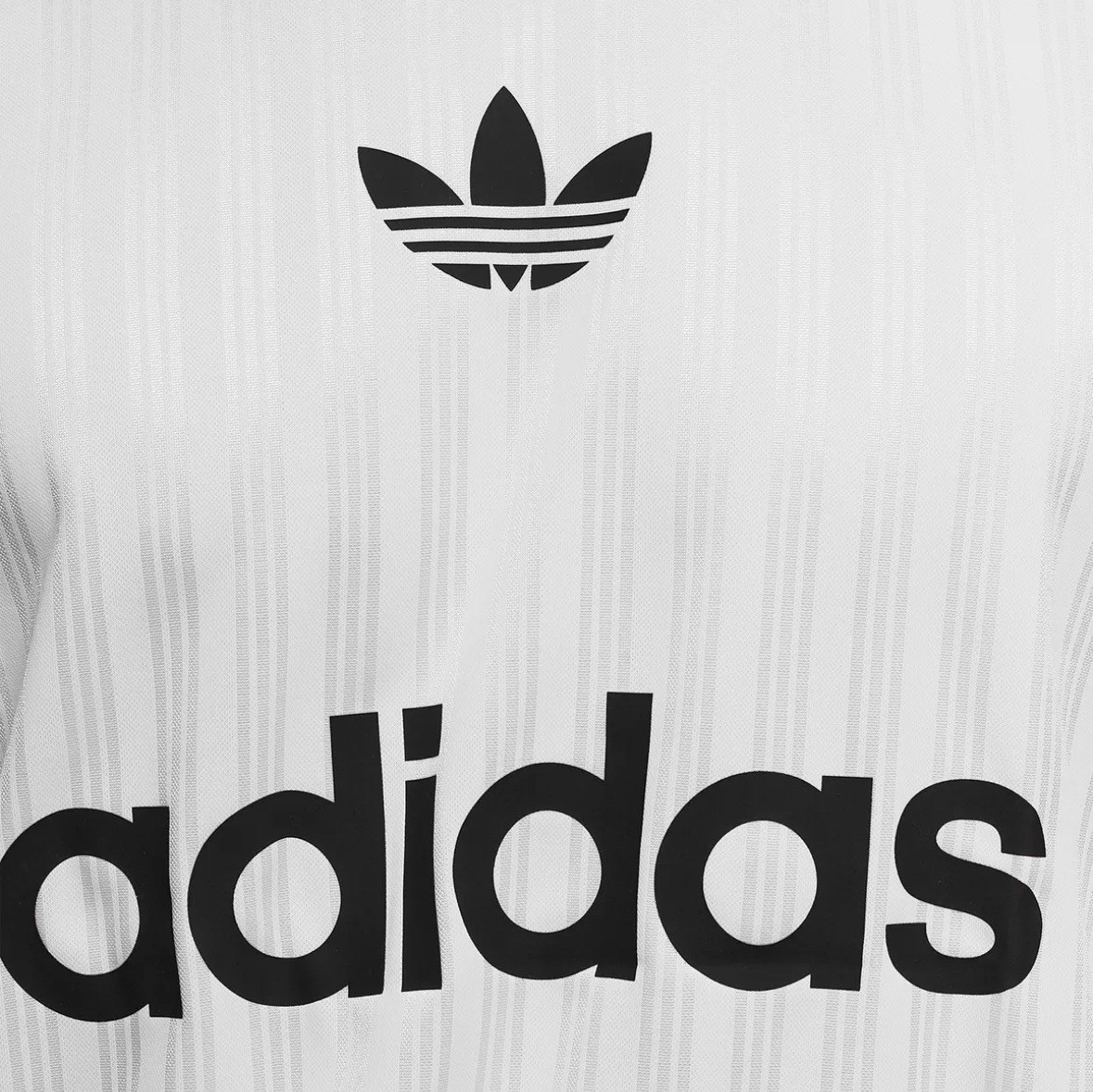 adidas adicolor originals trefoil poly tee shirt XL XXL White Top Football