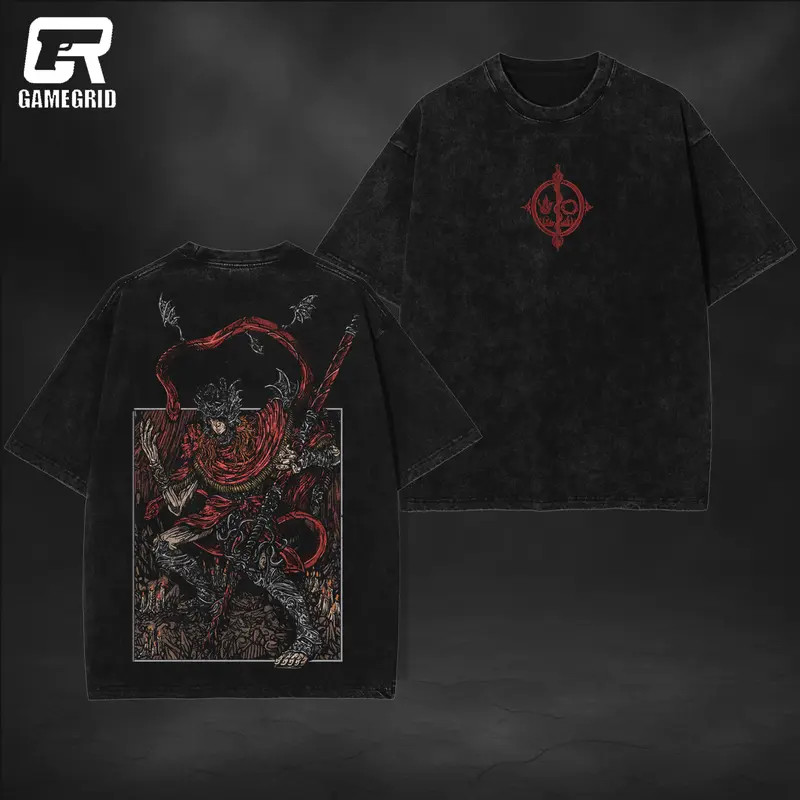 Retro Vintage Elden Ring Grim Collection Unisex Streetwear T-Shirt