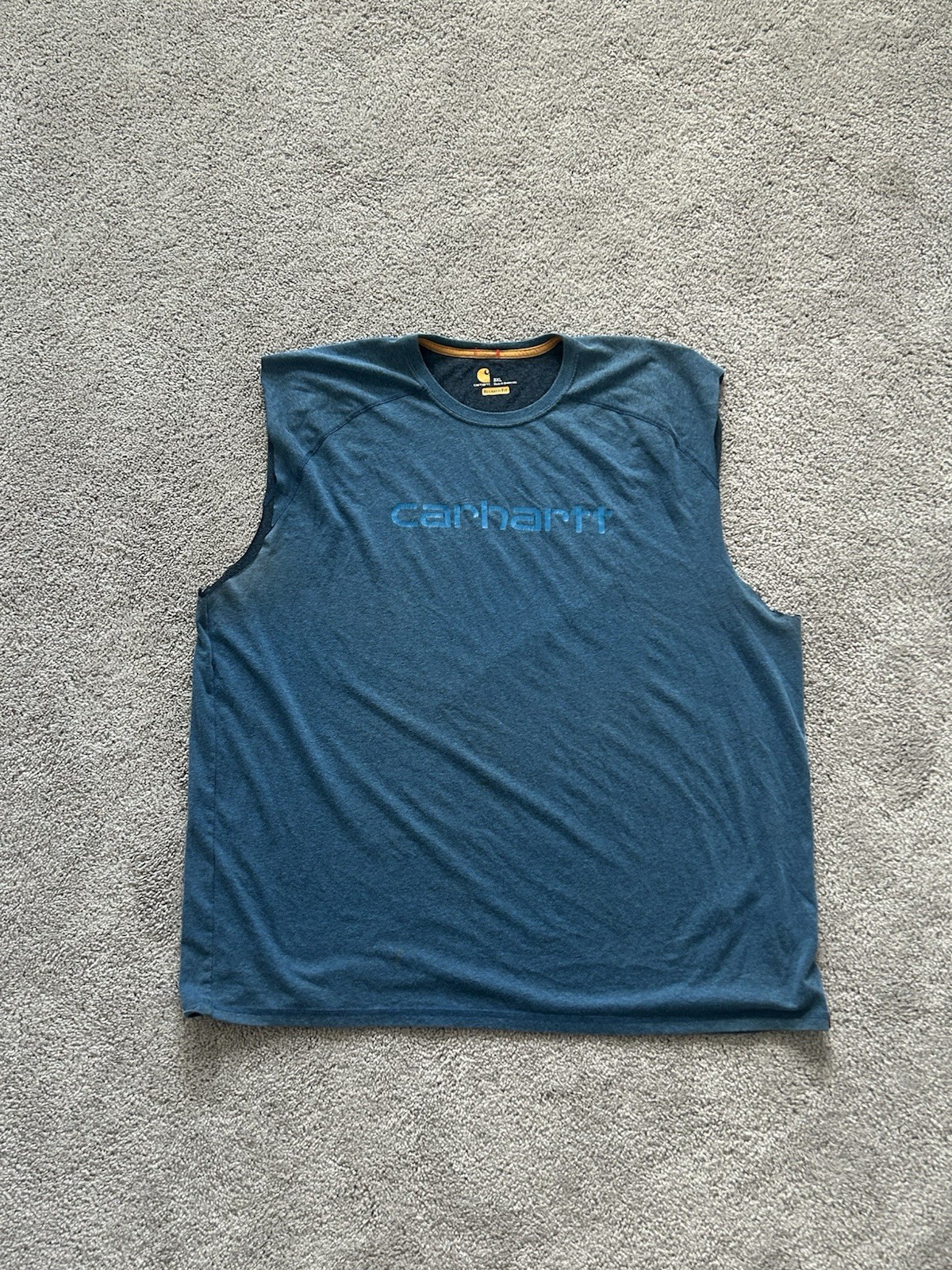 Carhartt T-Shirt Cut Off Short Sleeve Size 3XL