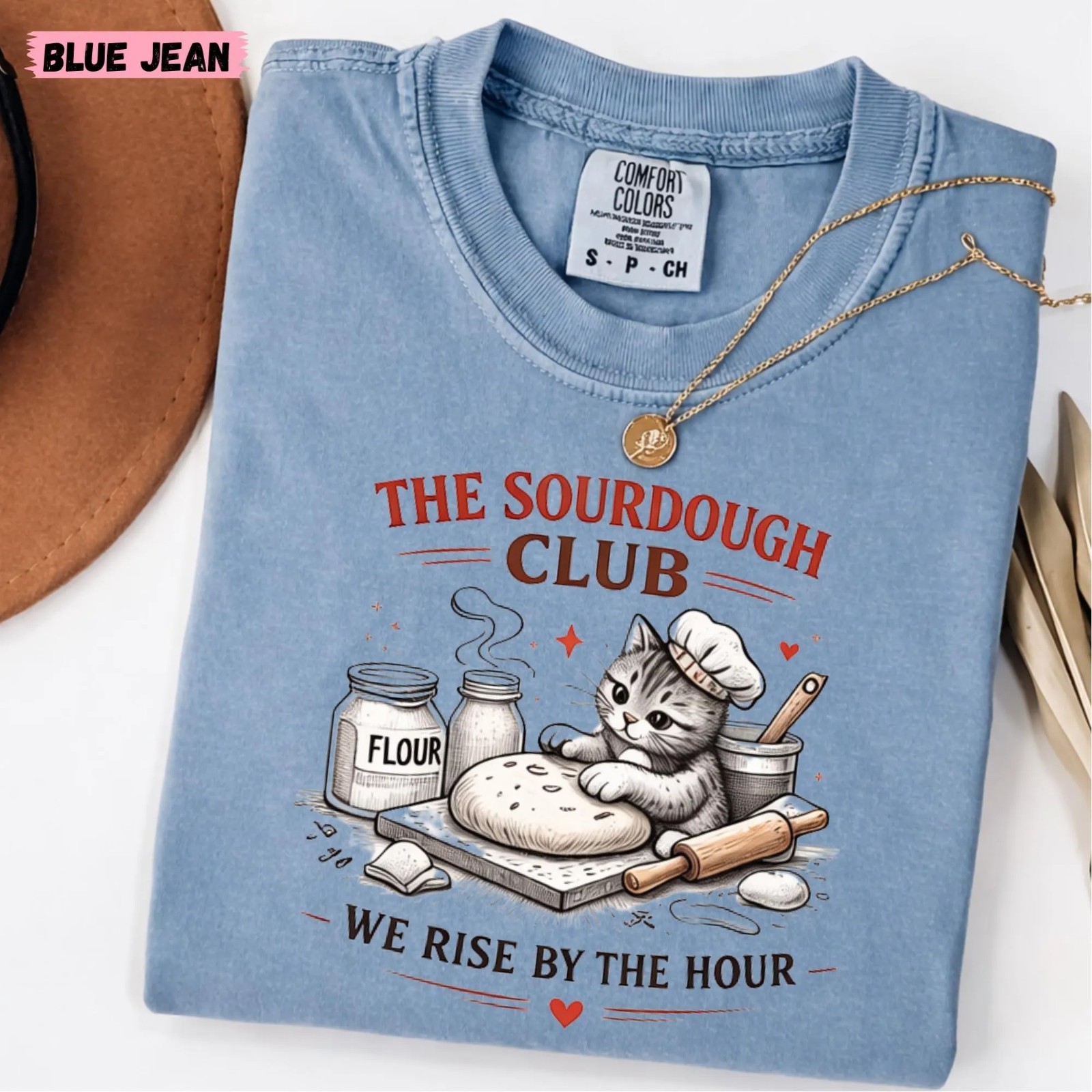 Comfort Colors Cat Lover Tee, Biscuit and Sourdough Unisex T- Shirt