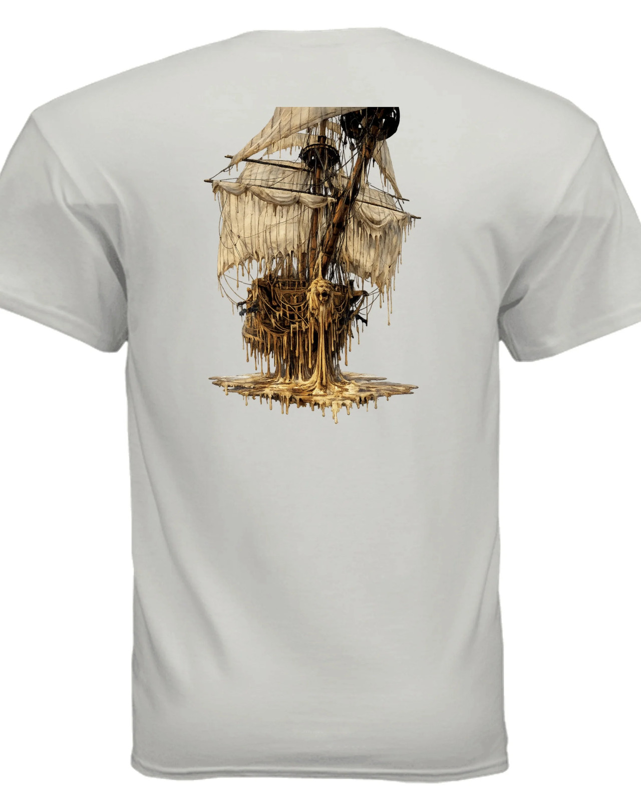 Melting Ship Graphic T-Shirt