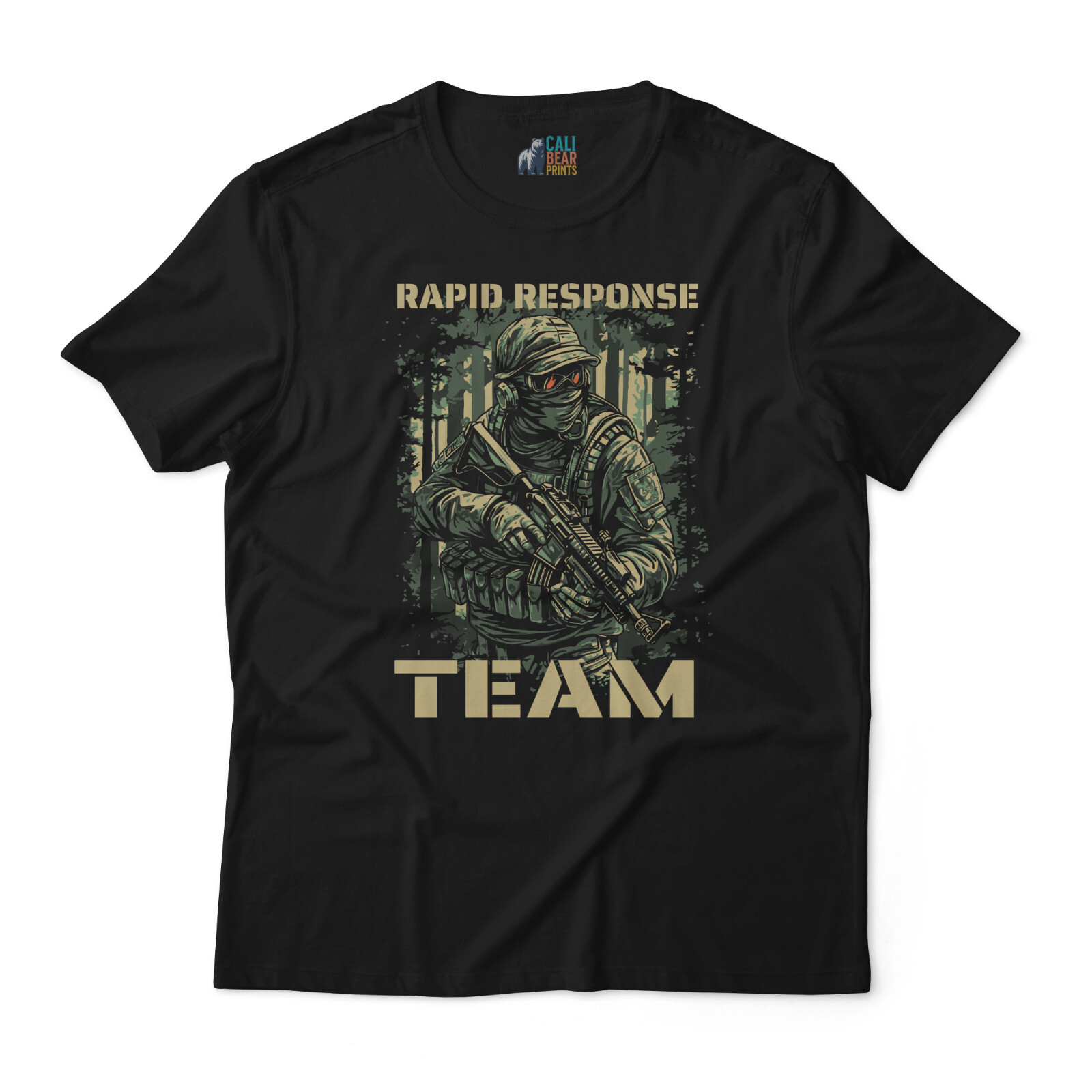 Rapid Response Team Tactical T-Shirt – Military Design Graphic Tee