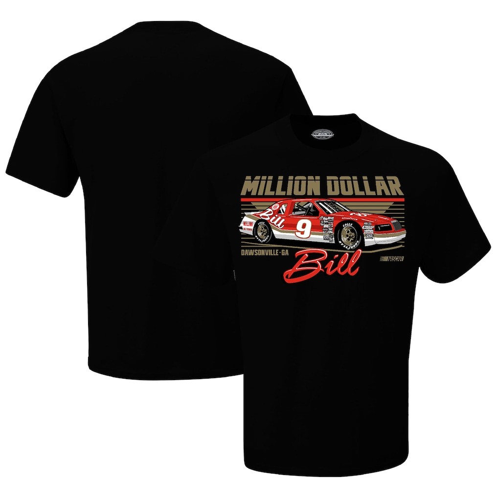 Bill Elliott Million Dollar Bill Racing T Shirt Vintage Fan Graphic Tee