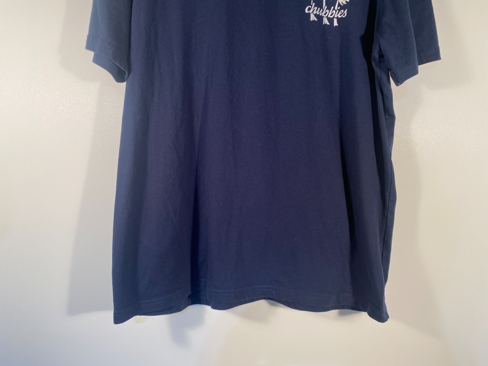Chubbies “Welcome to the Weekend” Navy Short Sleeve T Shirt Men Size XL