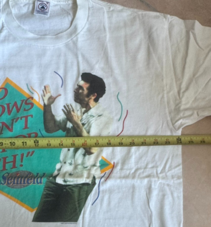 VTG 1993 Seinfeld Kramer God Knows I Dont Ask For Much XL T-Shirt Delta 90s