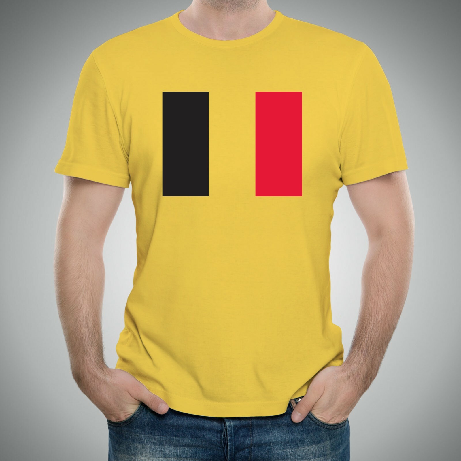 Belgium European Flag Basic Cotton T-Shirt – Daisy