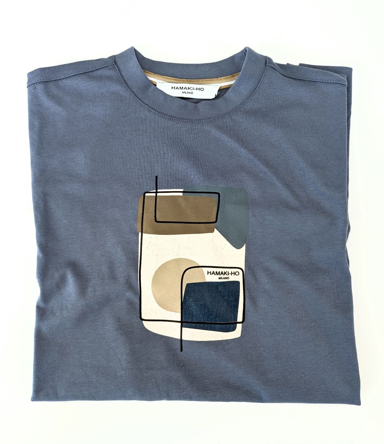 MENS HAMAKI-HO GEOMERIC PRINT T-SHIRT TE270H