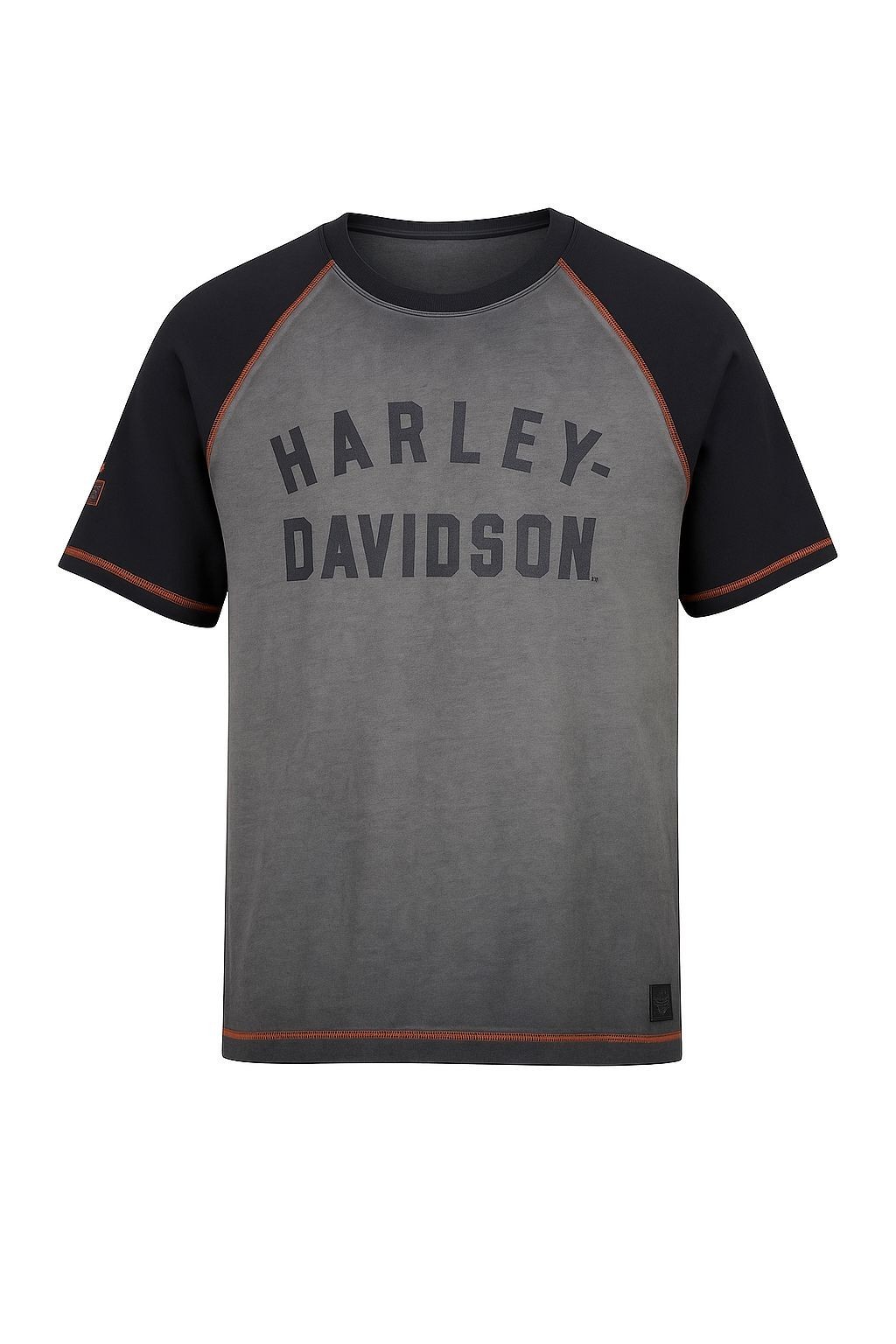 Harley-Davidson Men’s Iron Bond Raglan Tee, Gray – 99001-23VM