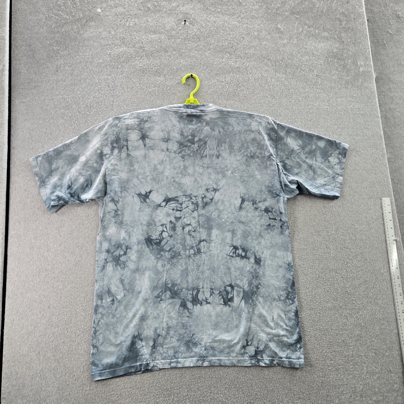 VINTAGE Polar Graphics U.S.A. Men Shirt XL Blue Tie Dye Bear Forest Gorpcore