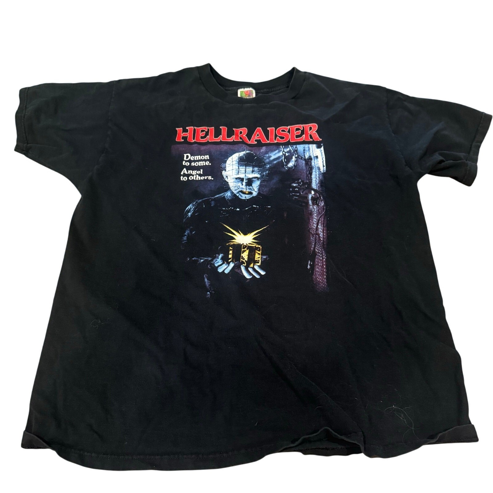 VTG Hellraiser Pinhead Horror Tshirt He’ll Tear Your Soul Apart FOTL HEAVY XL