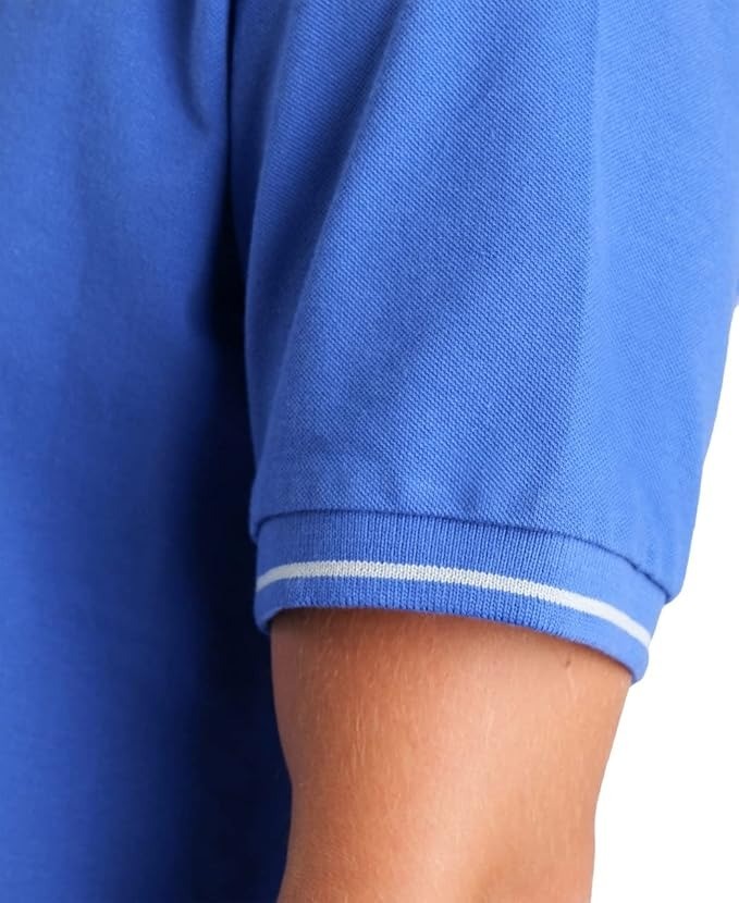 ARENA Team Solid Polo Shirt Unisex Small Royal Blue Cotton Short Sleeve S