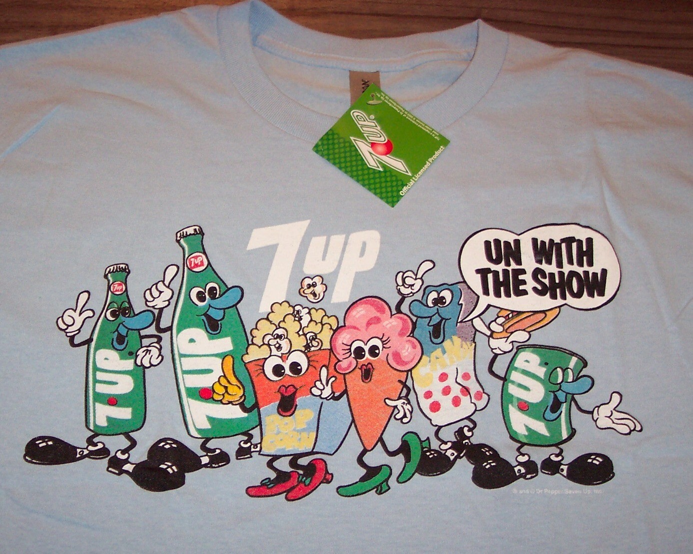 VINTAGE STYLE 7UP SODA T-Shirt MENS MEDIUM NEW w/ TAG