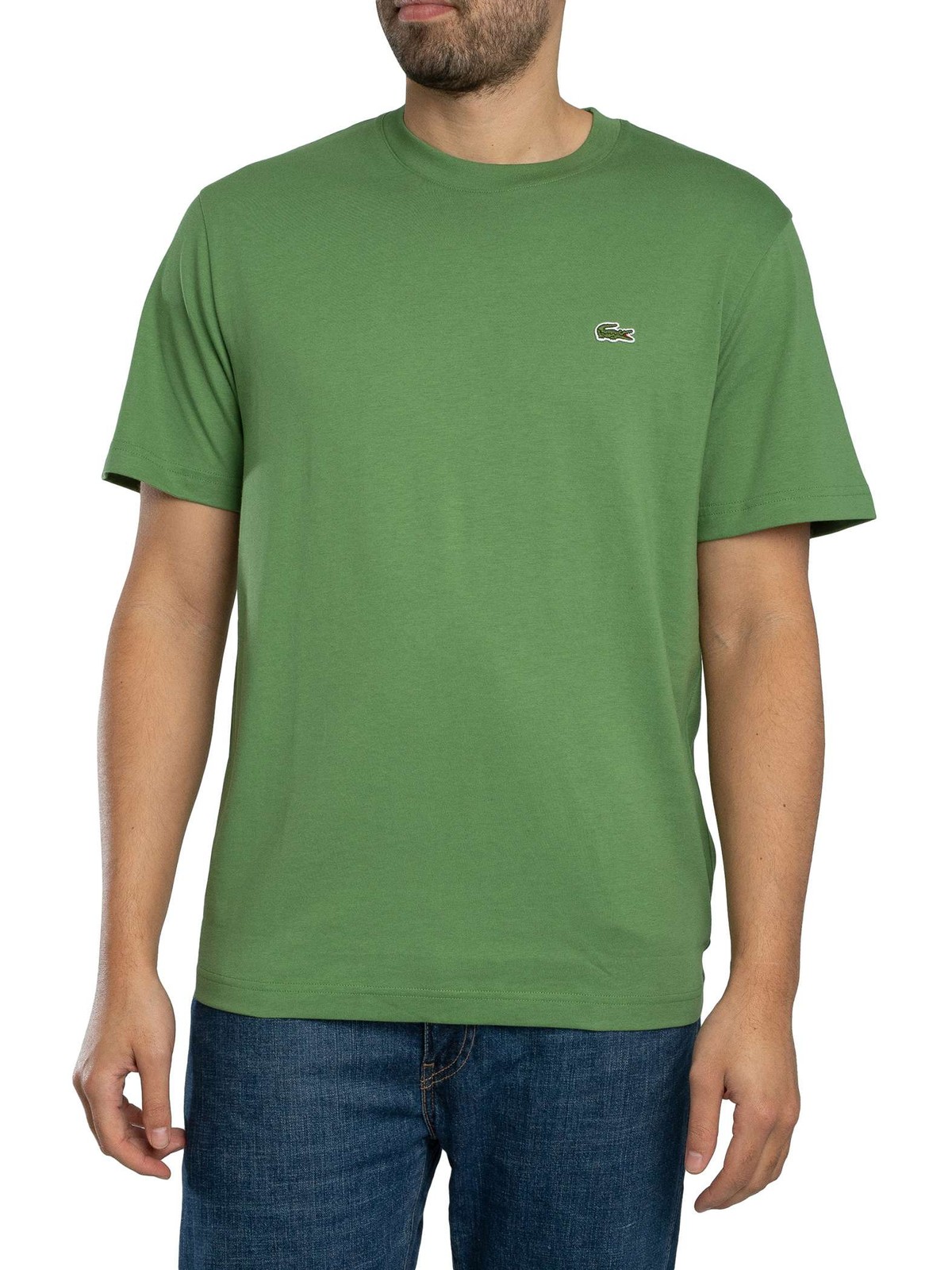 Lacoste Men’s Cotton Logo T-Shirt, Green