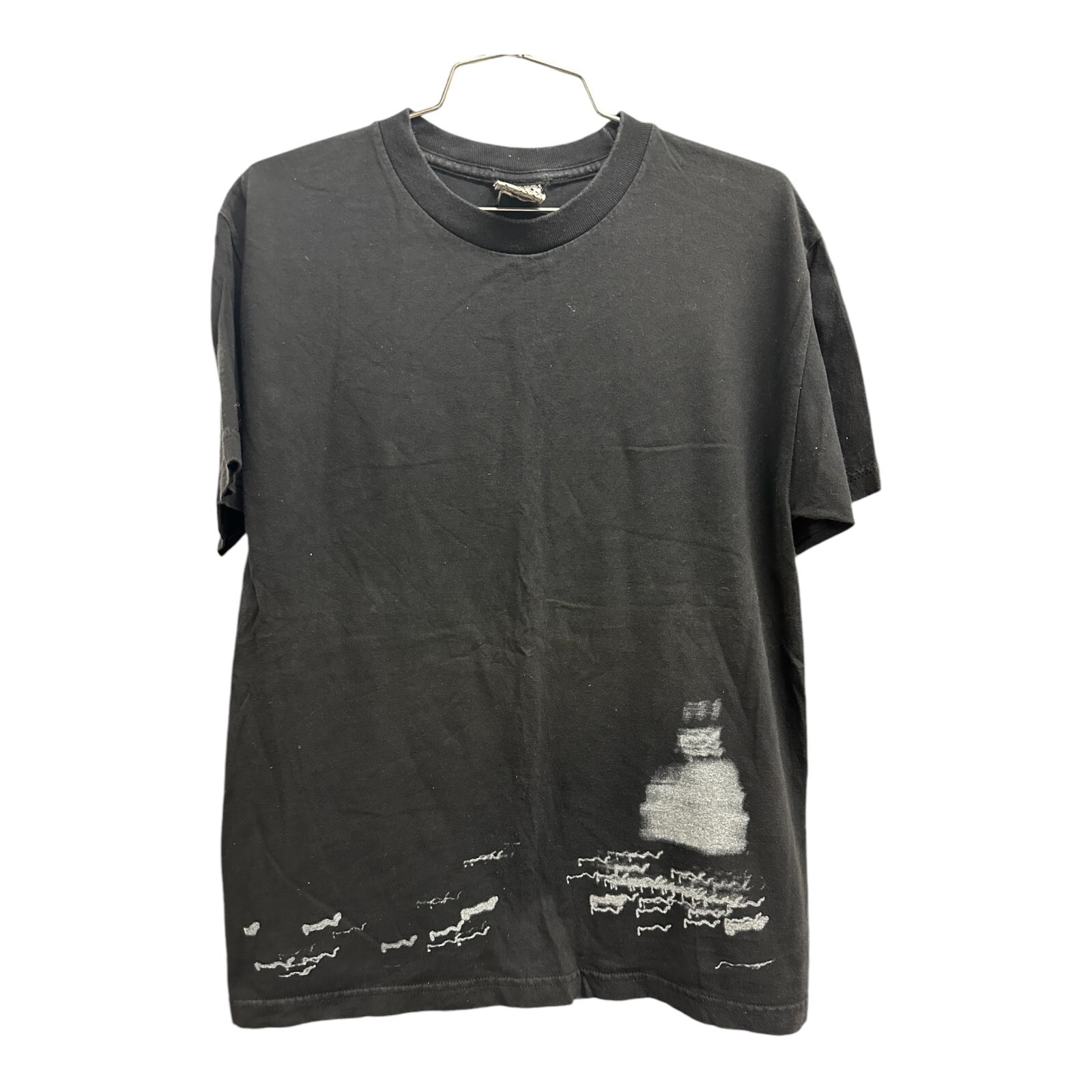 Vintage Rogue Status Shirt – Washington D.C. Capital Building Adult M Black Y2K