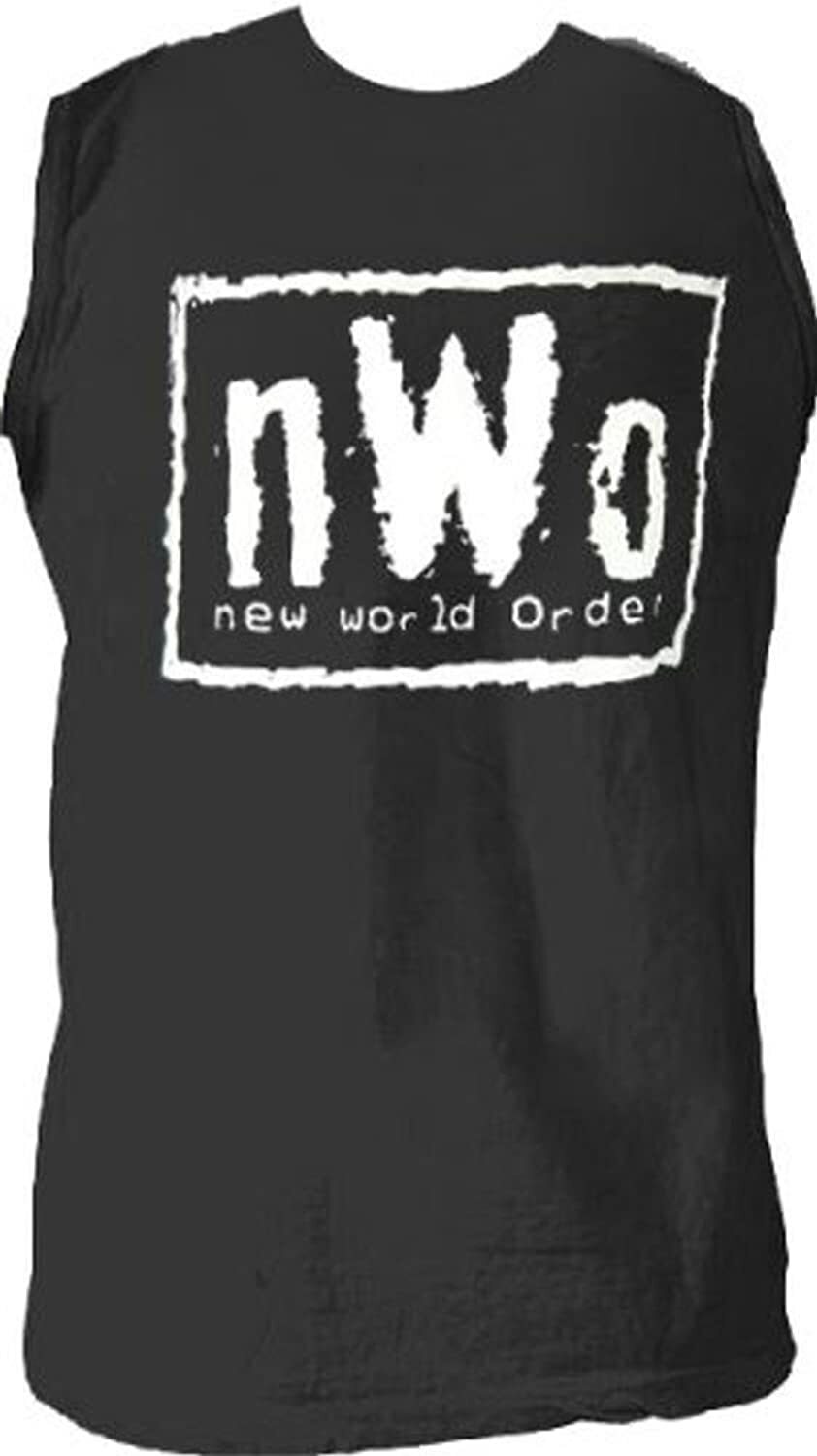 Adult Mens nWo New World Order WWE Wrestling Black Halloween Cosplay T-shirt