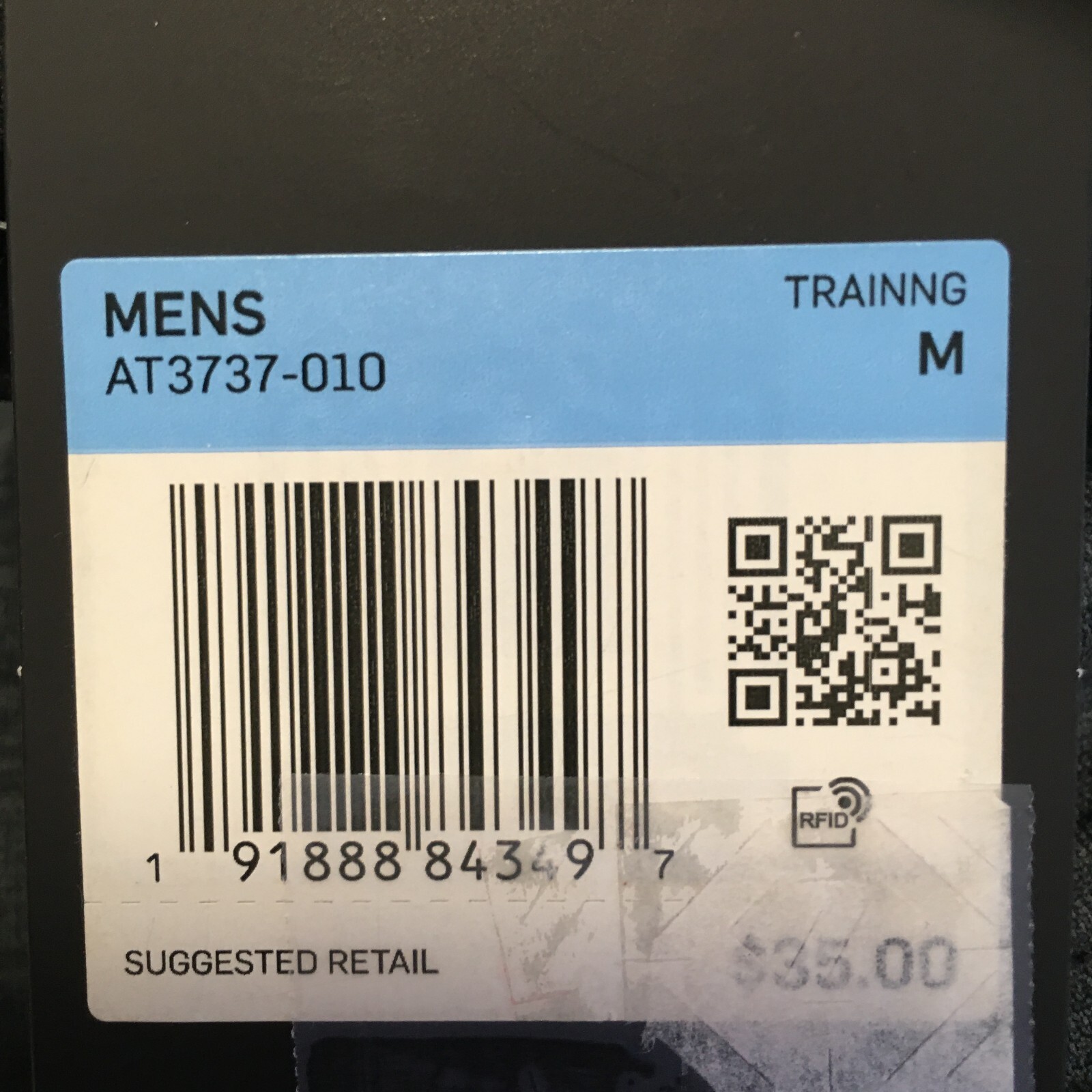 Nike Men Dri-Fit Breathe Training Top Tee Shirt AT3737-010 Charcoal Black Size M