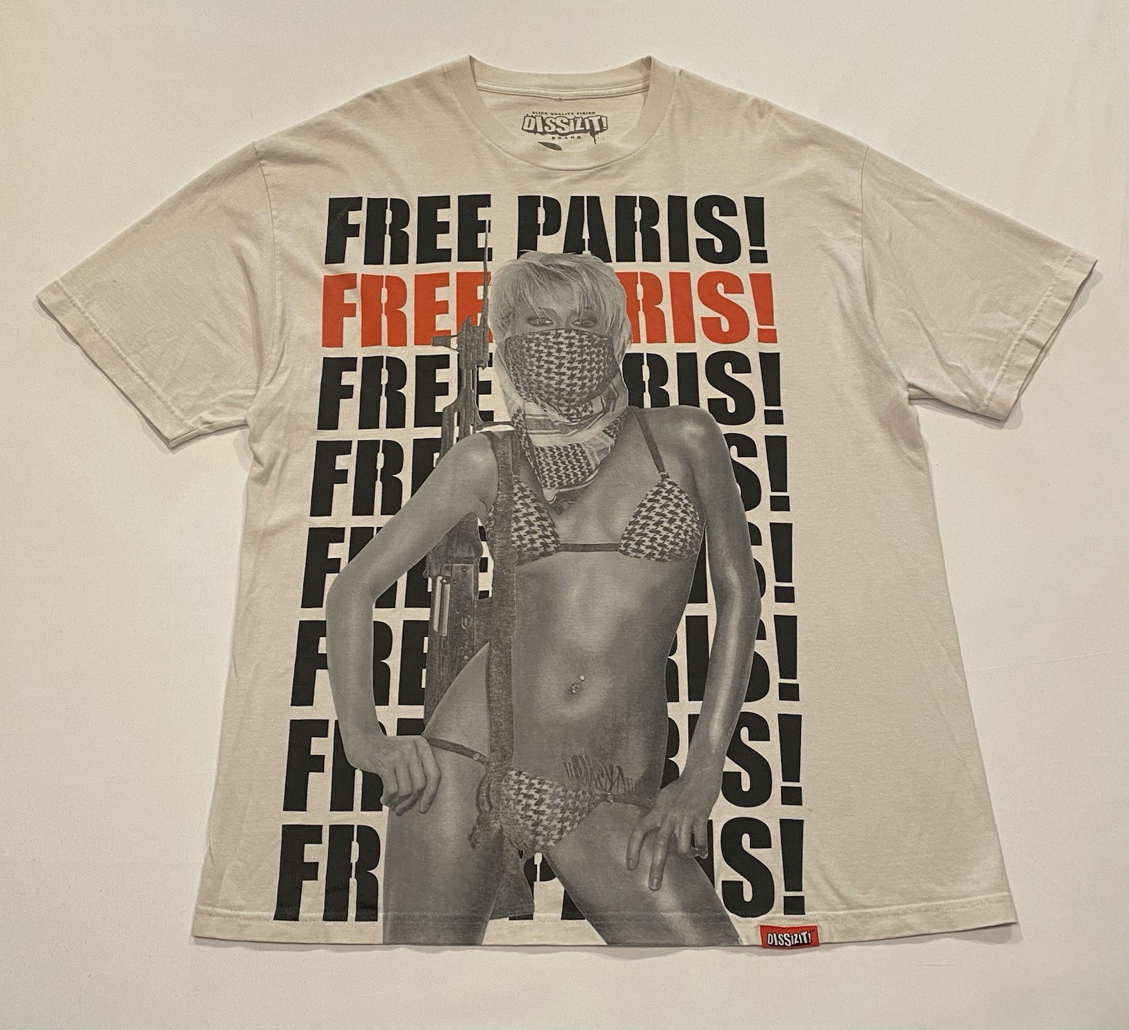 Dissizit Free Paris Hilton Tee Original 2007 OG Slick LE Size XL