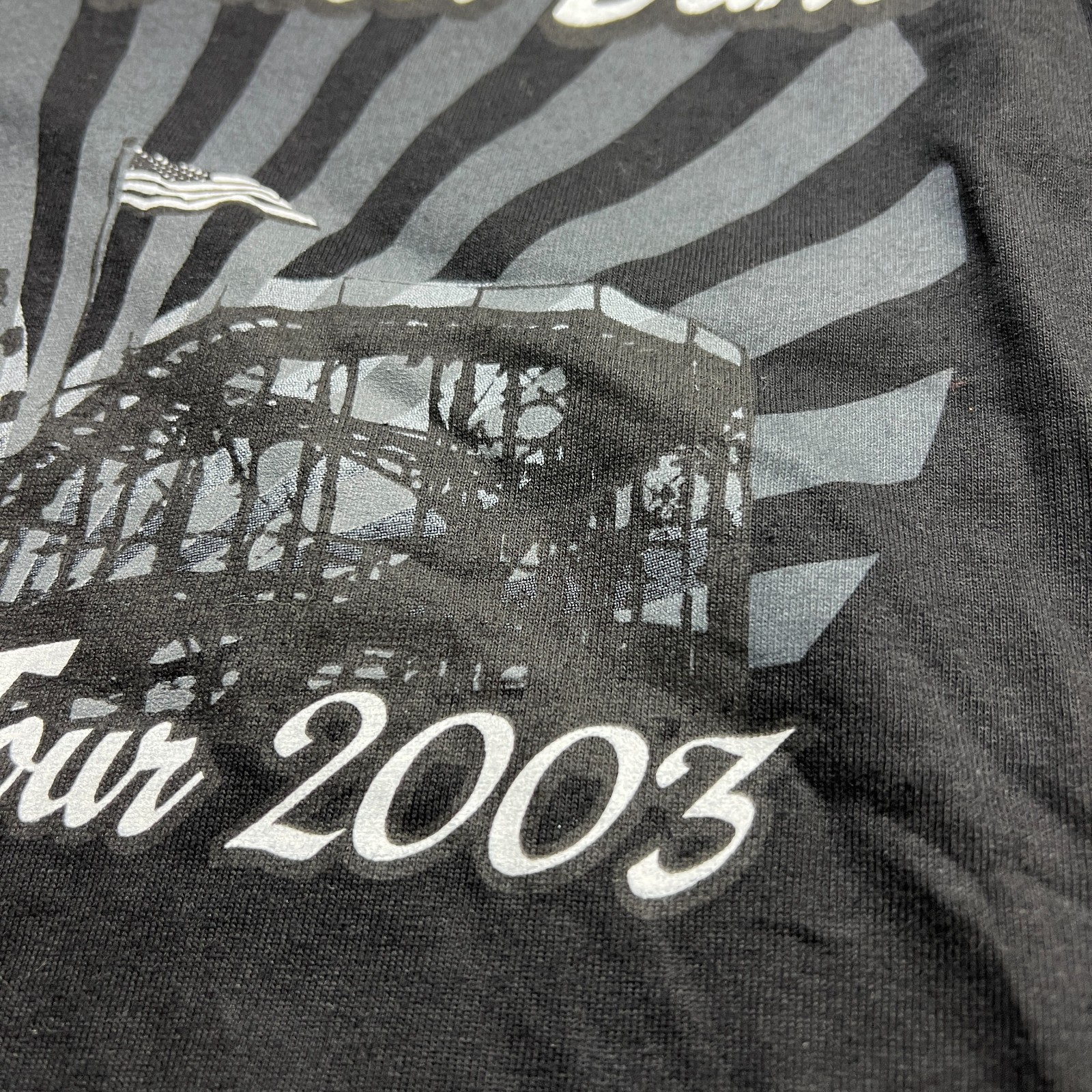 Vintage 2003 Bruce Springsteen & The E Street Band T-Shirt Mens L Black